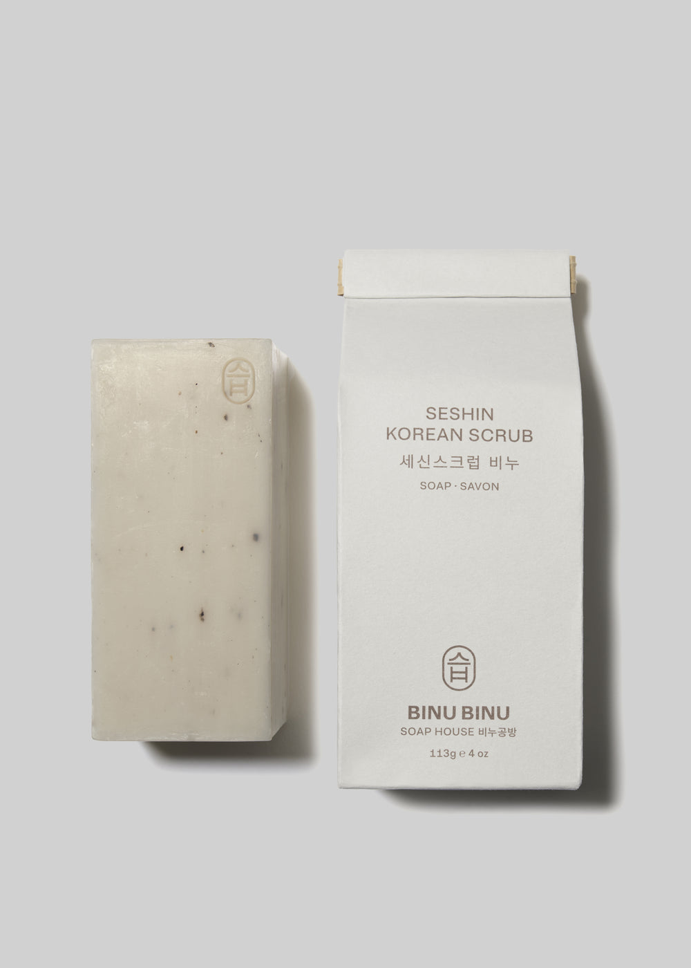 Binu Binu Bar Soap - Seshin Korean Scrub
