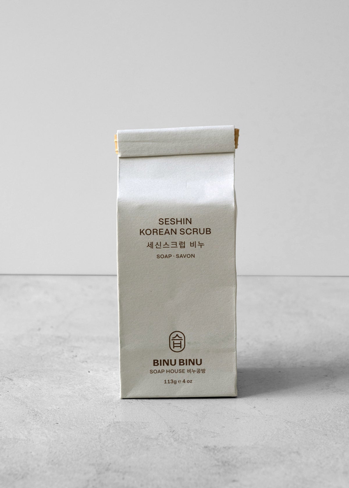 Binu Binu Bar Soap - Seshin Korean Scrub - 3