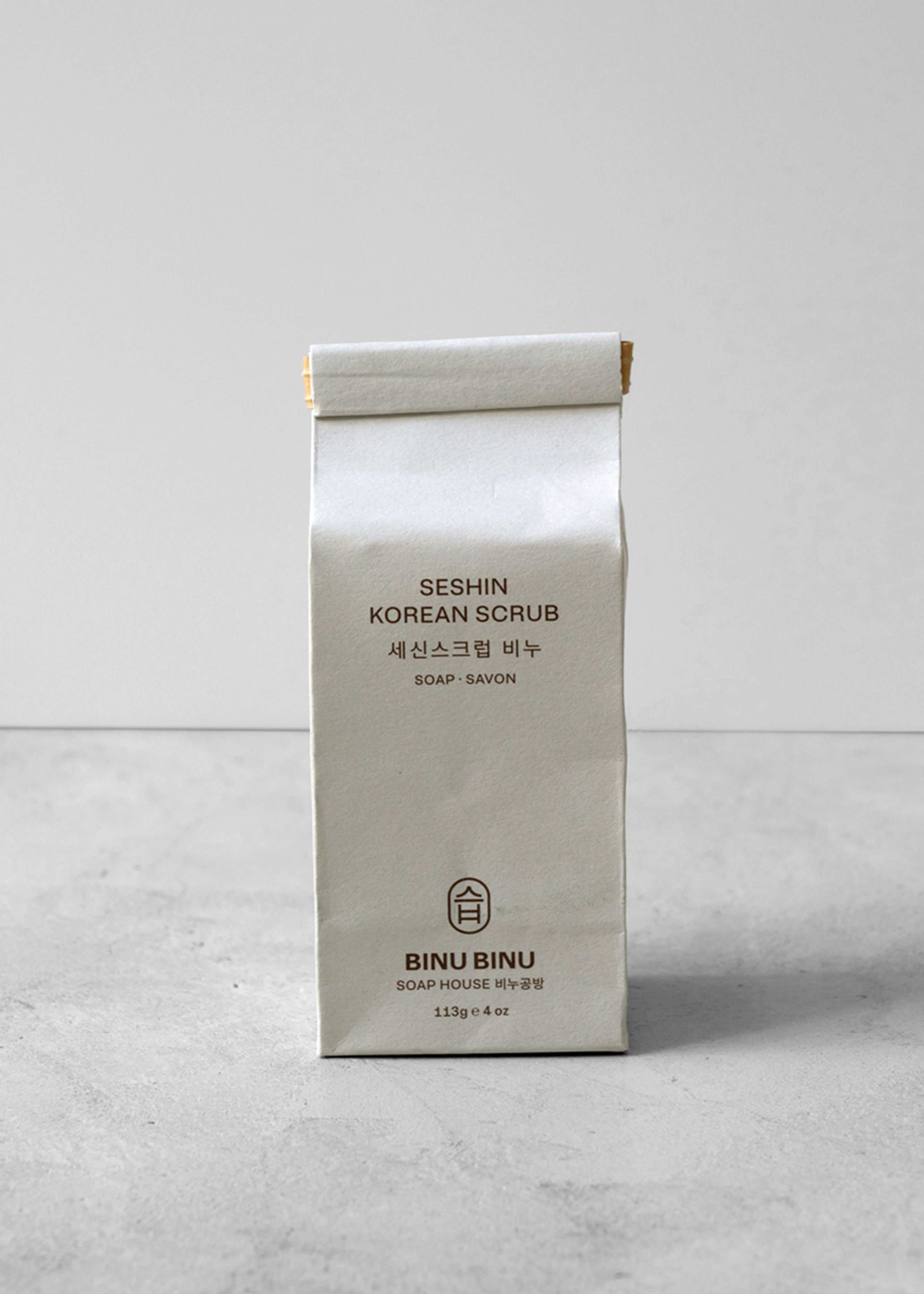 Binu Binu Bar Soap - Seshin Korean Scrub - 3