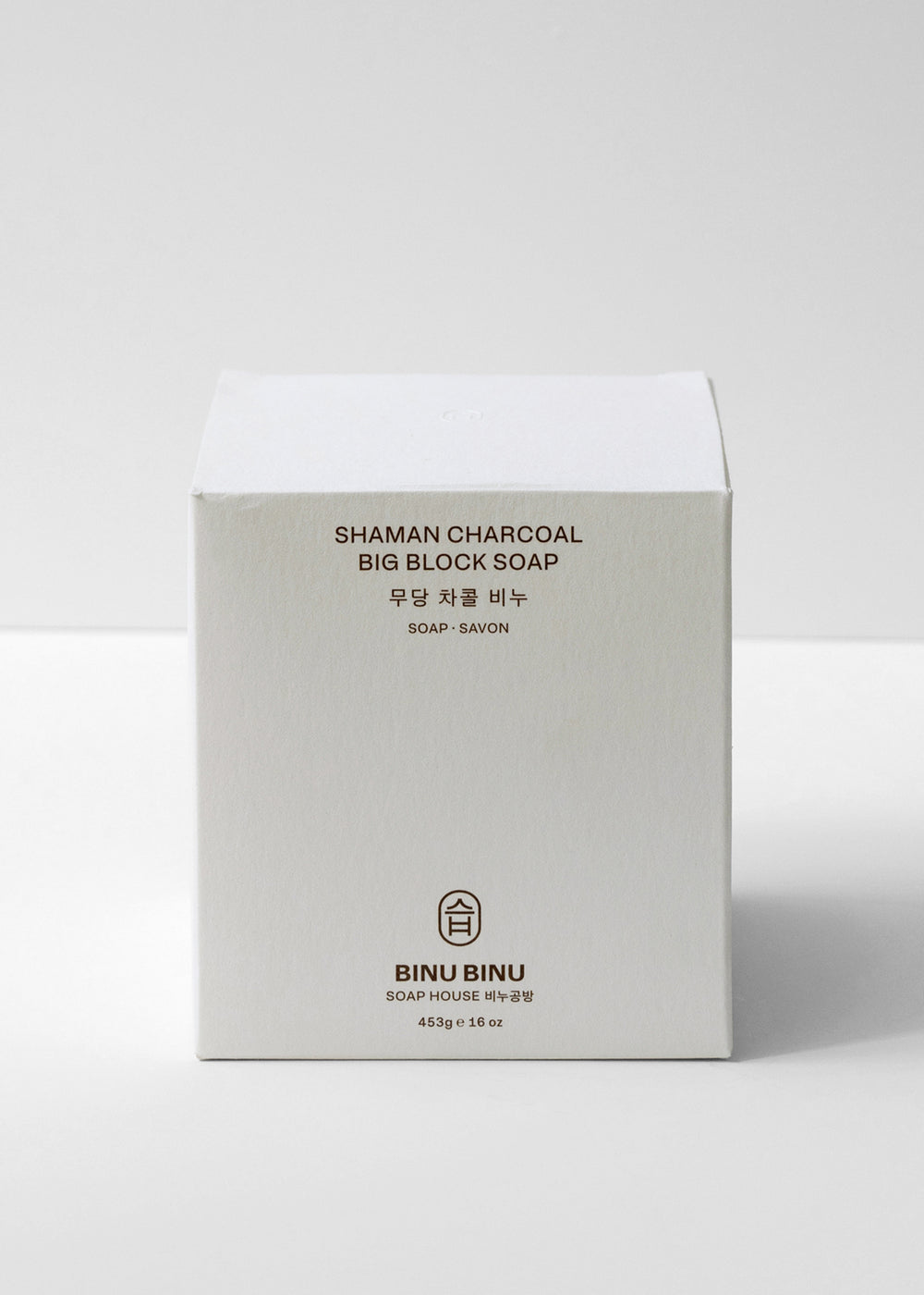 Binu Binu Big Block Soap - Shaman Charcoal - 1