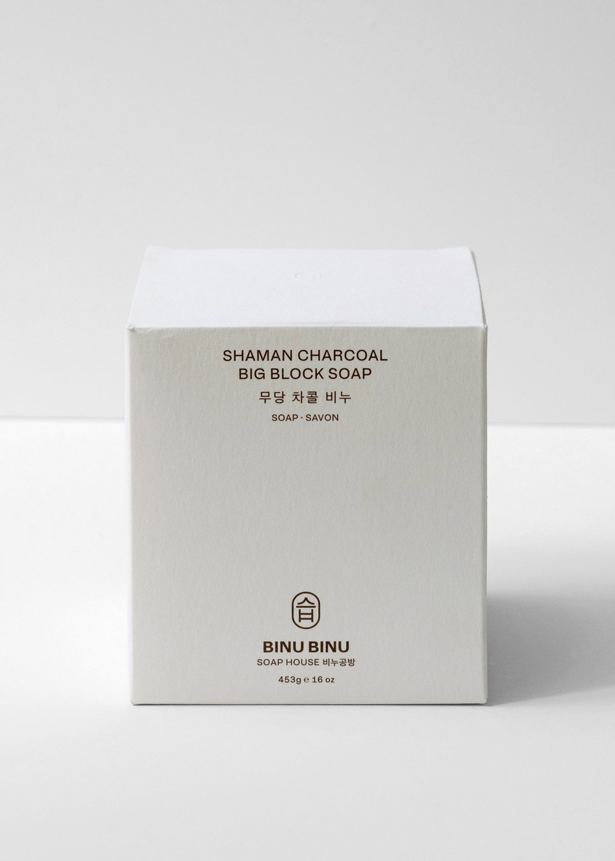 Binu Binu Big Block Soap - Shaman Charcoal - 4
