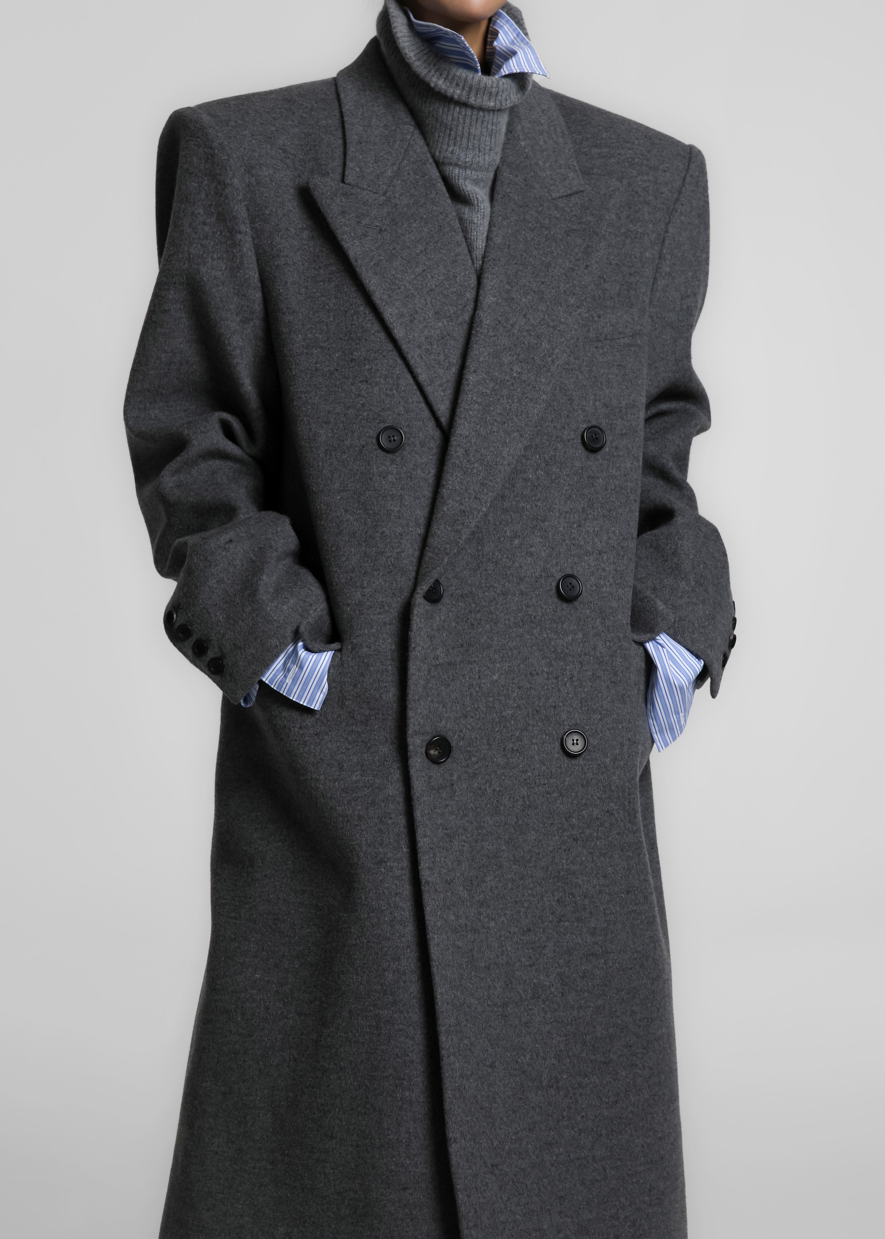 Birnam Wool Coat - Grey - 12