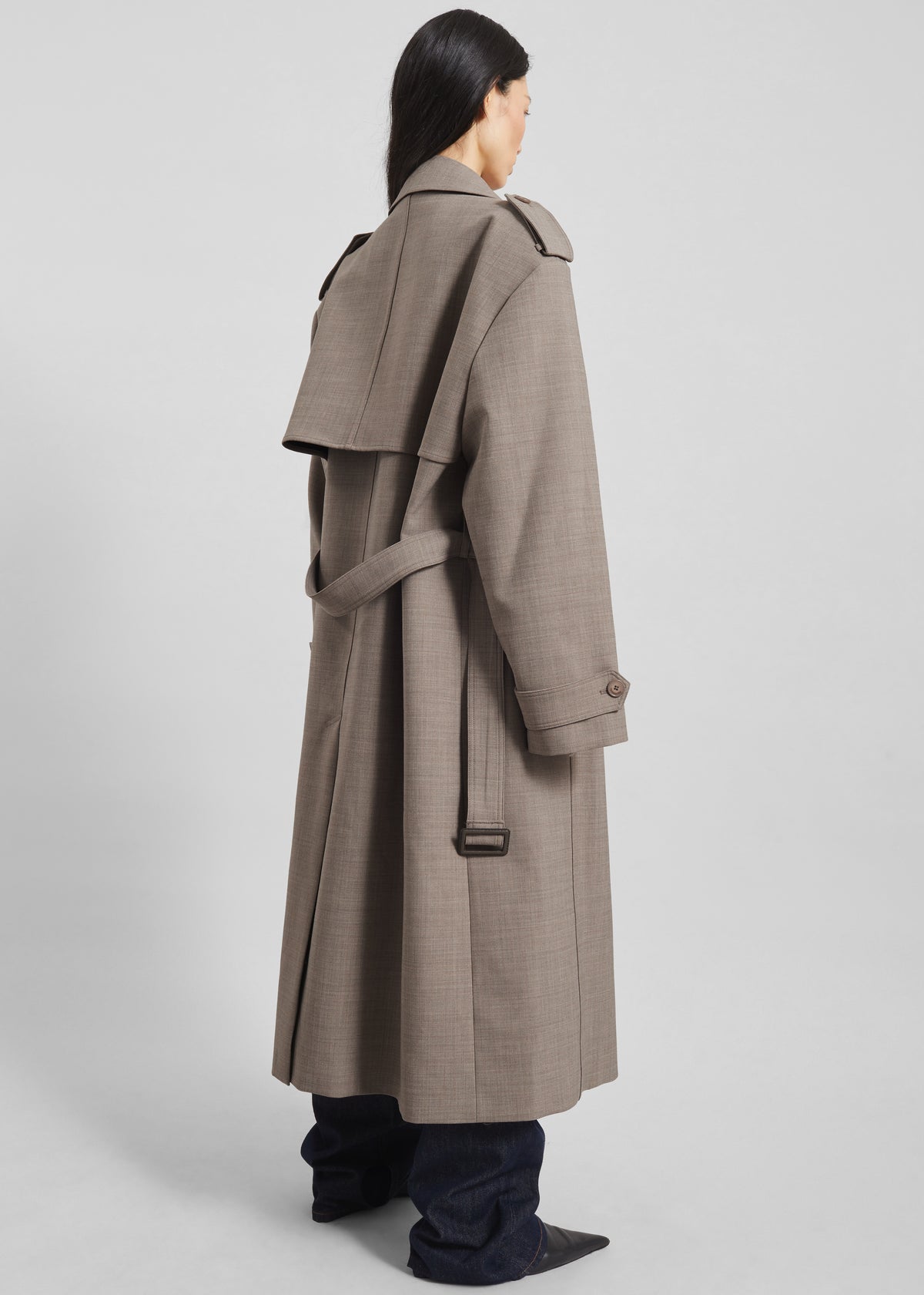 Bleecker Trench Coat - Taupe Melange - 10