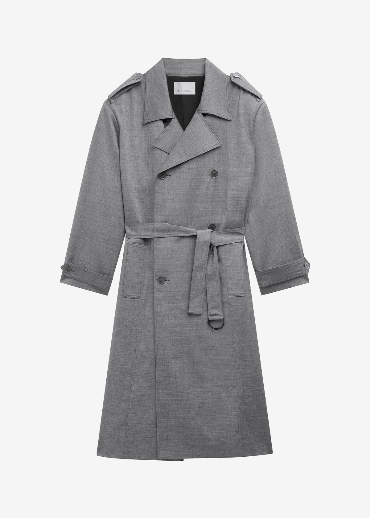 Bleecker Trench Coat - Grey Melange - 14