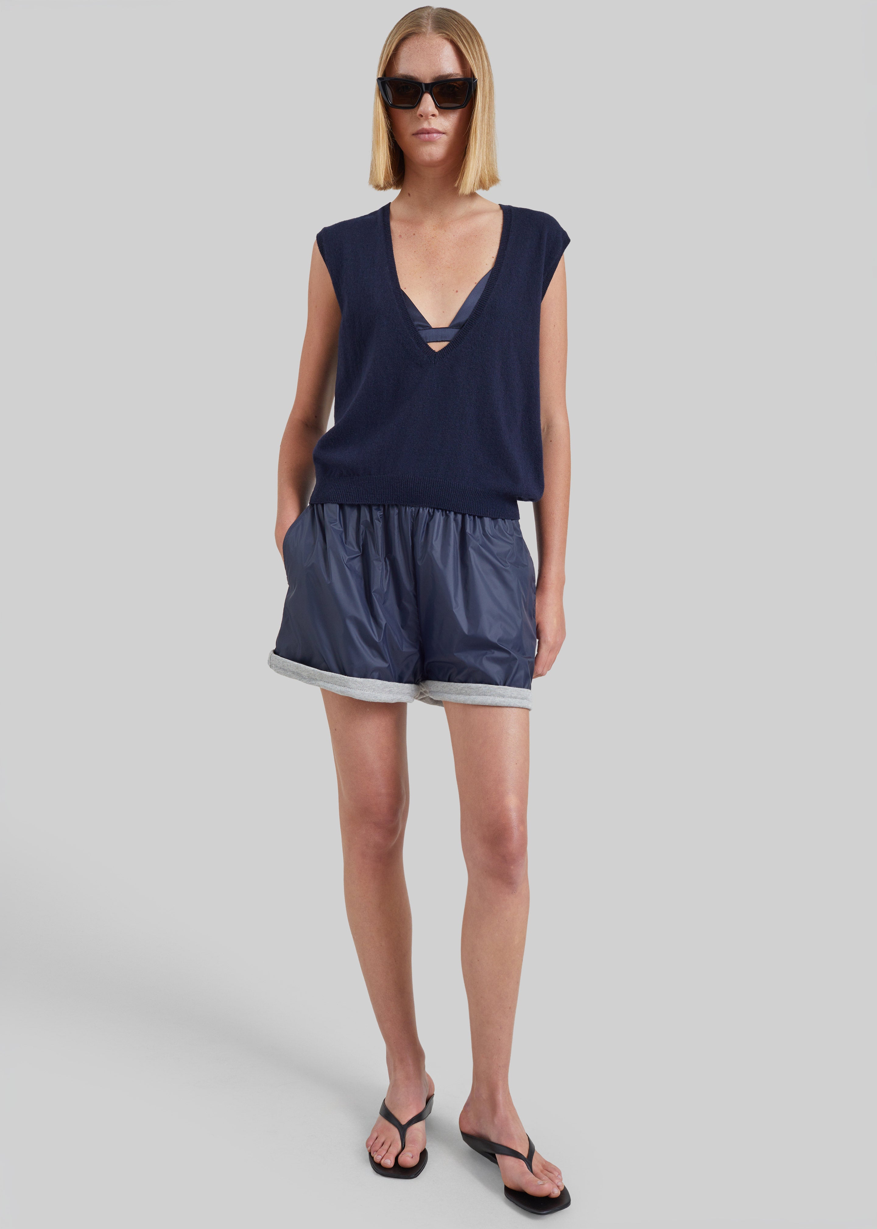 Blera Reversible Shorts - Navy/Grey - 2