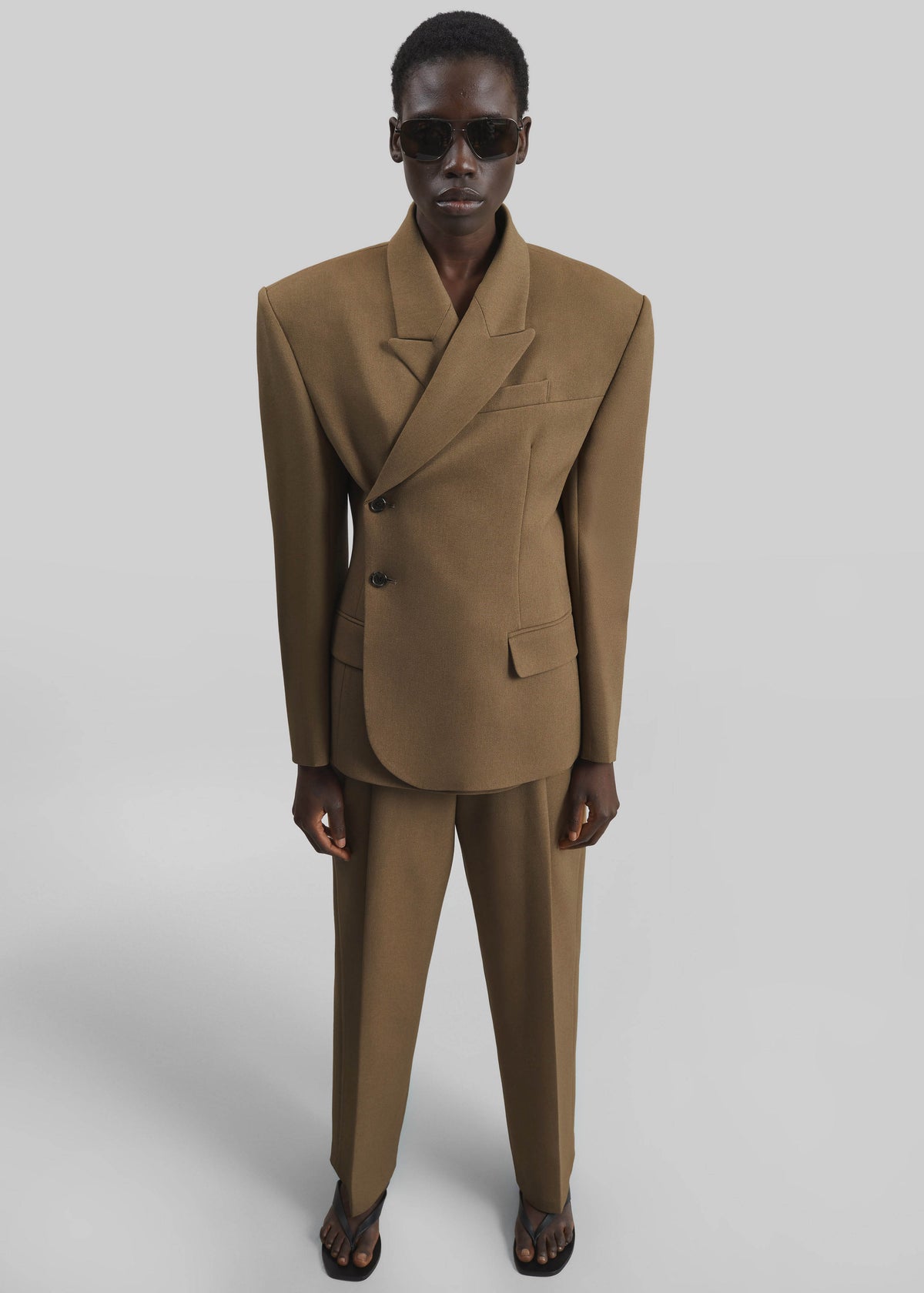 Blerick Belted Trousers - Camel - 6