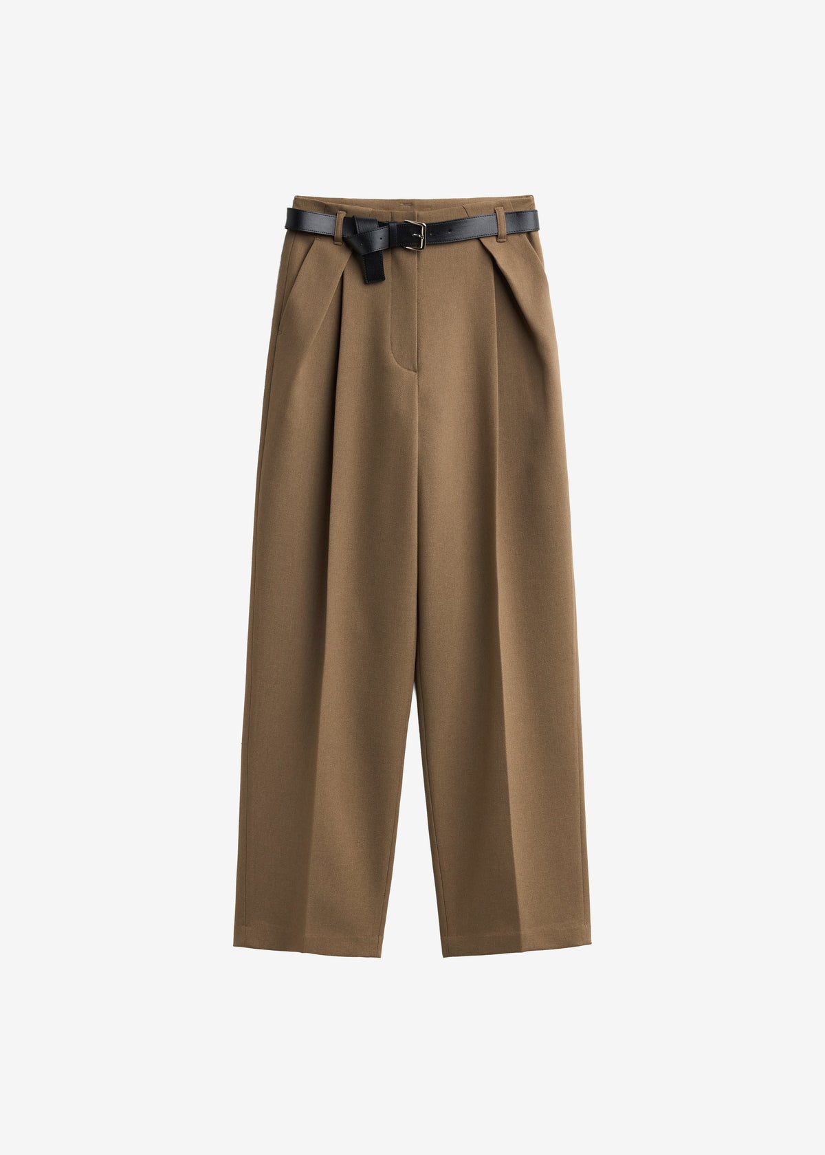 Blerick Belted Trousers - Camel - 8
