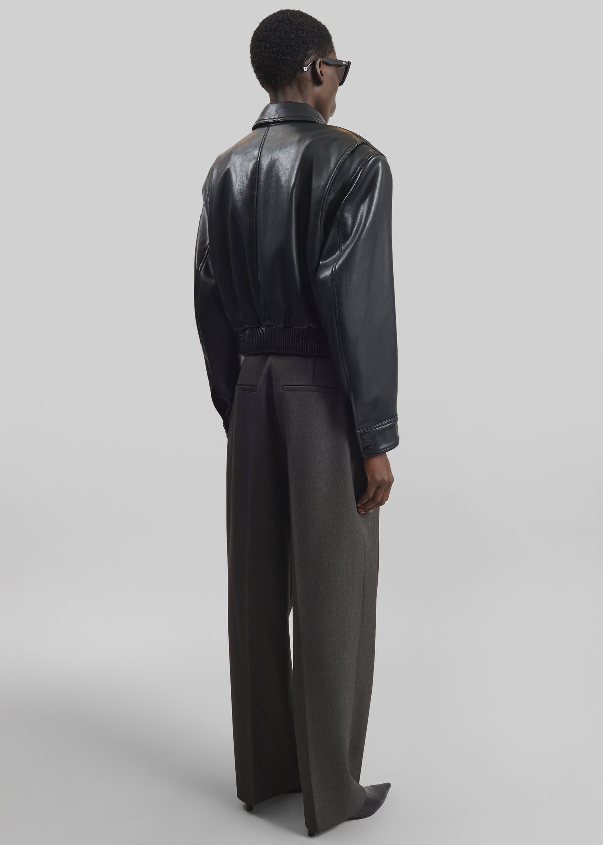 Blerick Belted Trousers - Dark Grey - 7