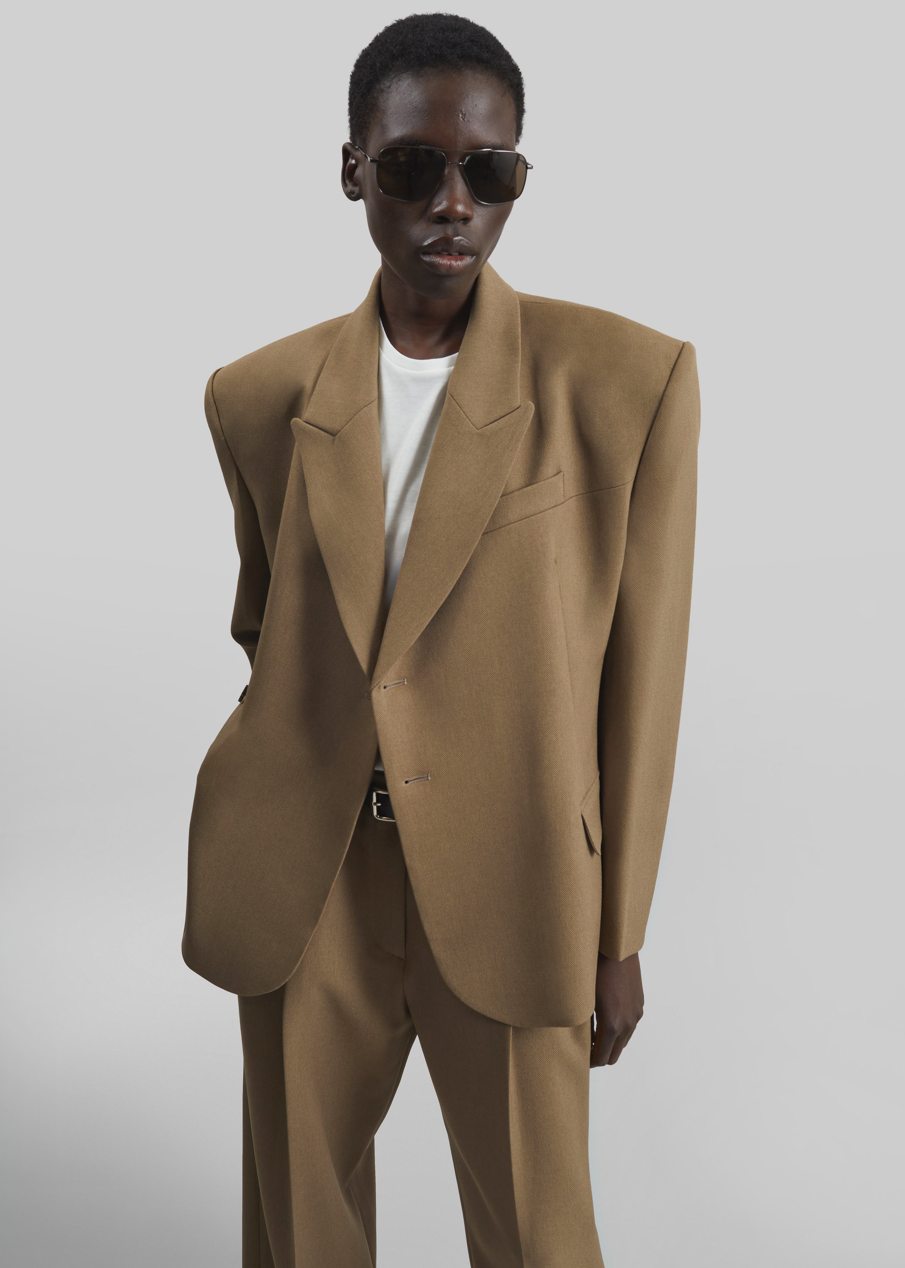 Blerick Crossover Blazer - Camel – The Frankie Shop