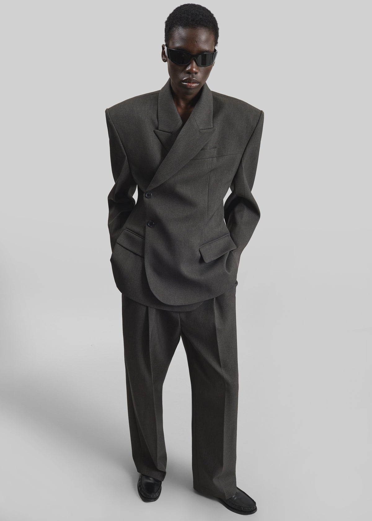 Blerick Crossover Blazer - Dark Grey - 4