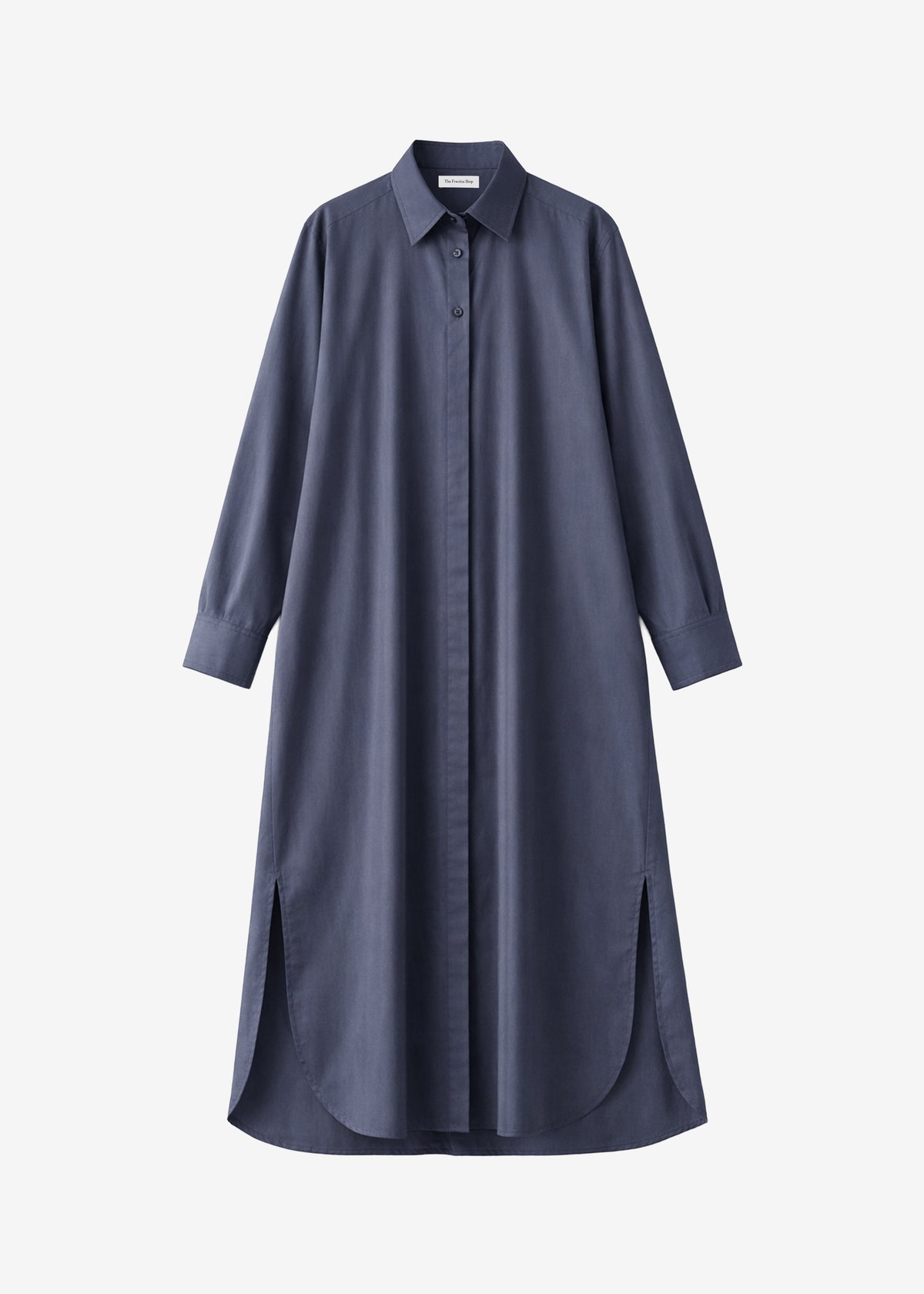 Bloom Organic Cotton Shirt Dress - Charcoal - 8
