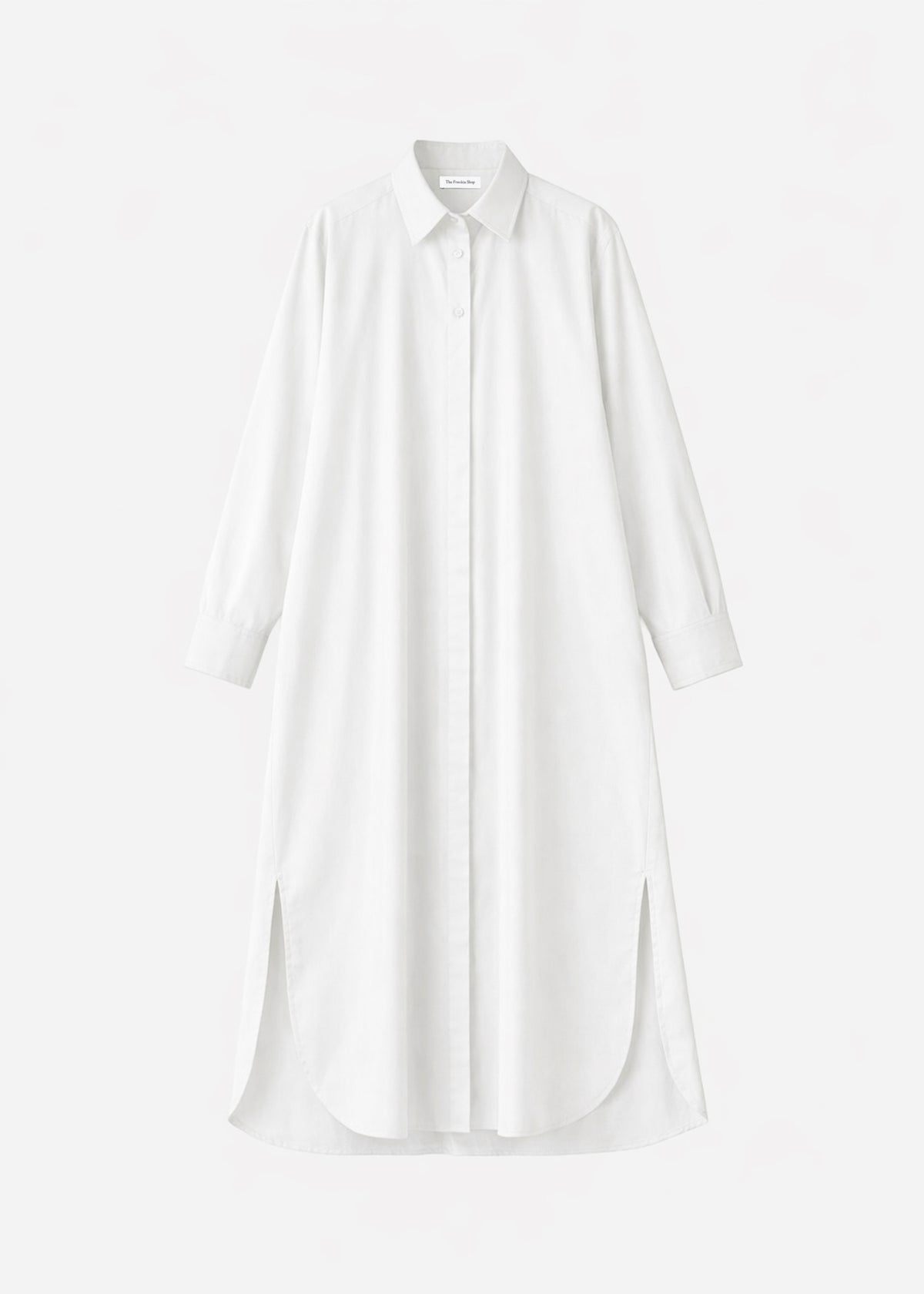 Bloom Organic Cotton Shirt Dress - White - 7
