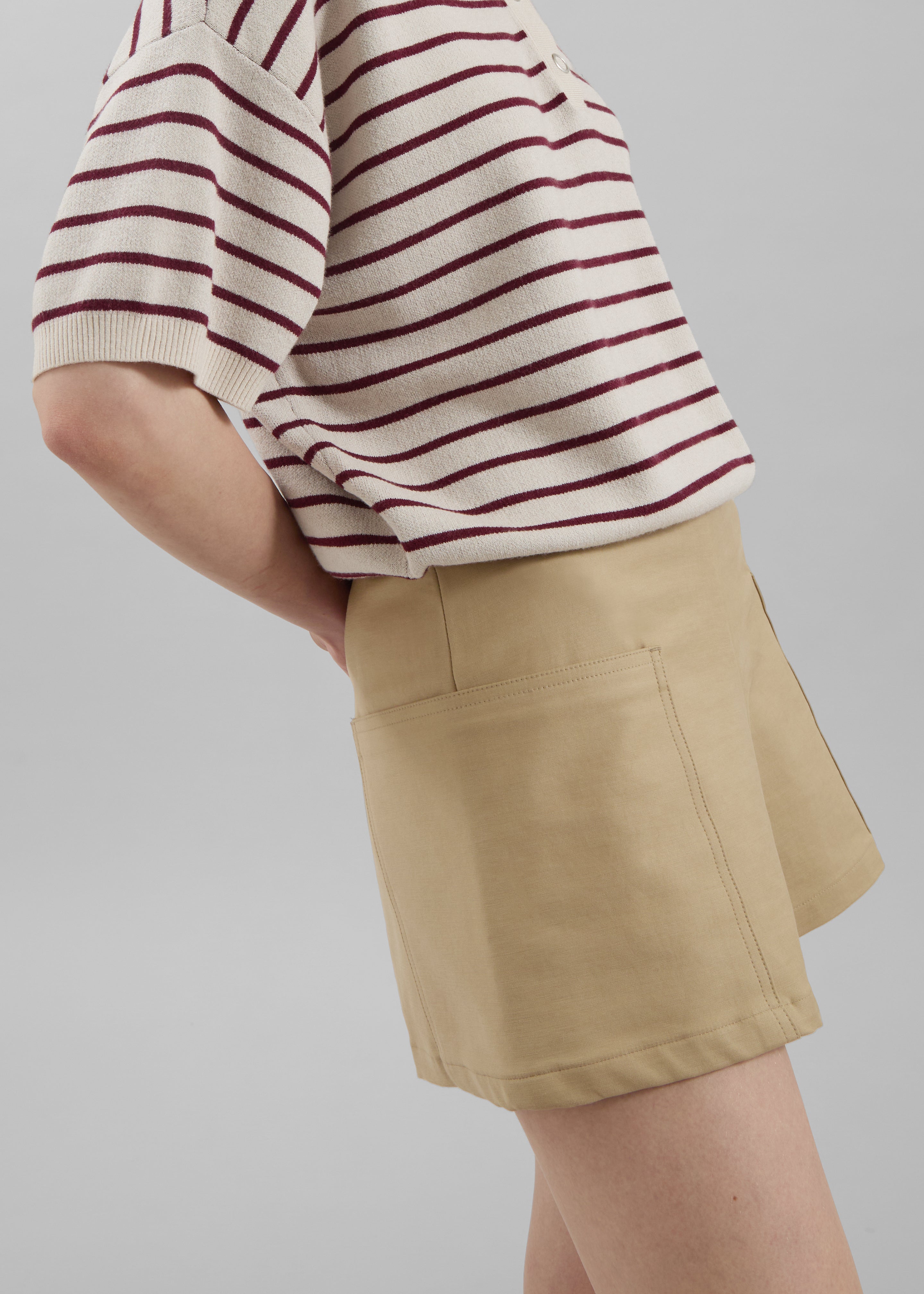 Bracey Soft Shorts - Camel - 5