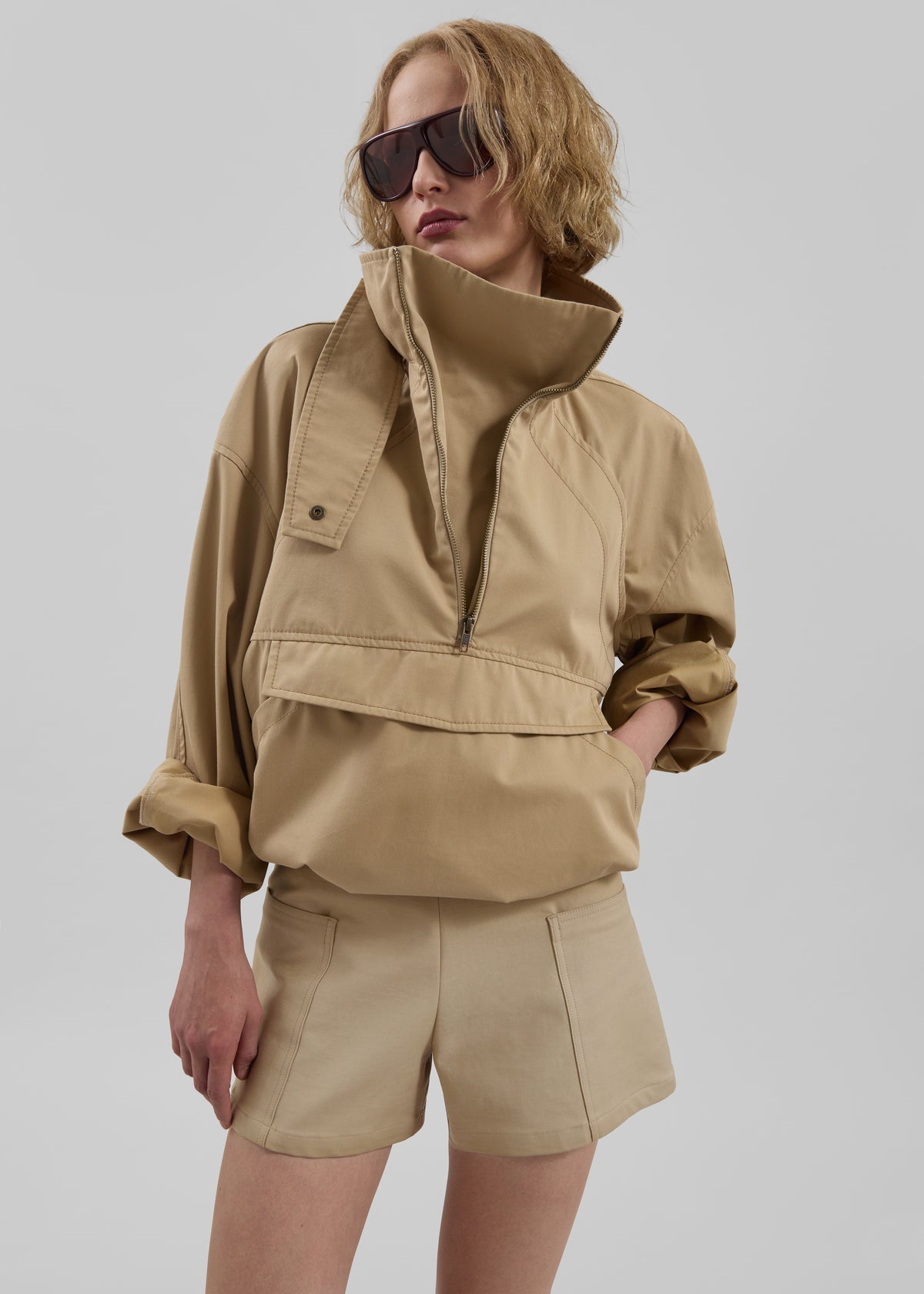 Bracey Soft Shorts - Camel - 2