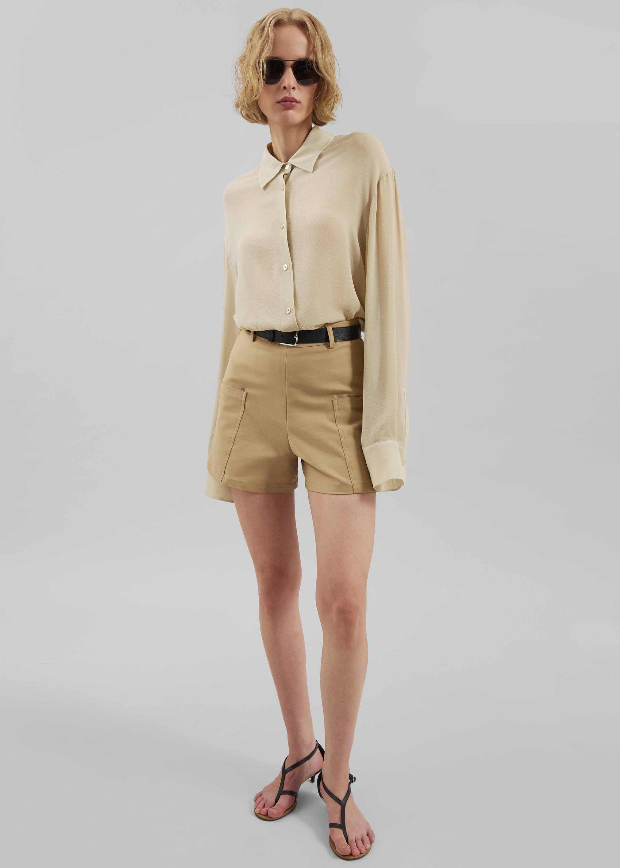 Shop the look image for Bracey Soft Shorts - Camel
