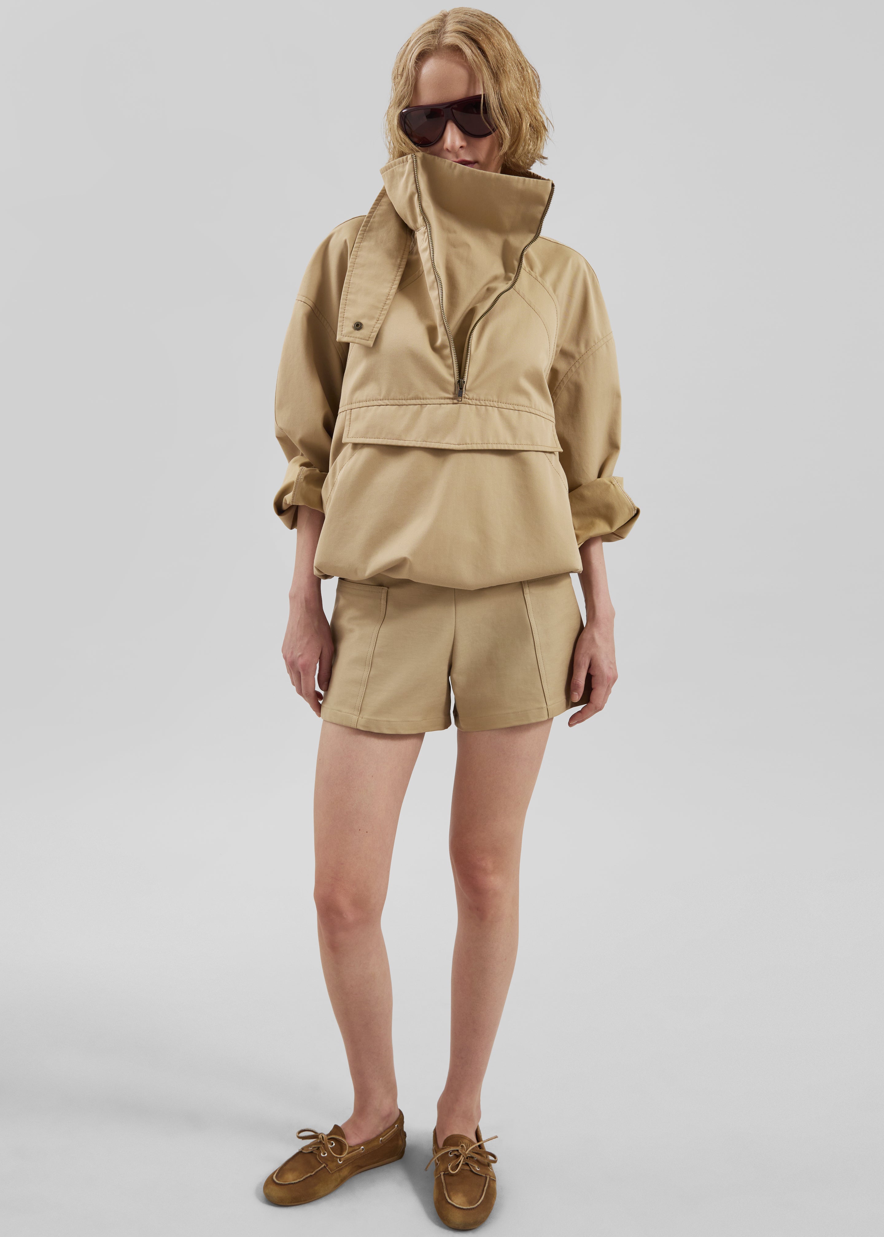 Bracey Soft Shorts - Camel - 4