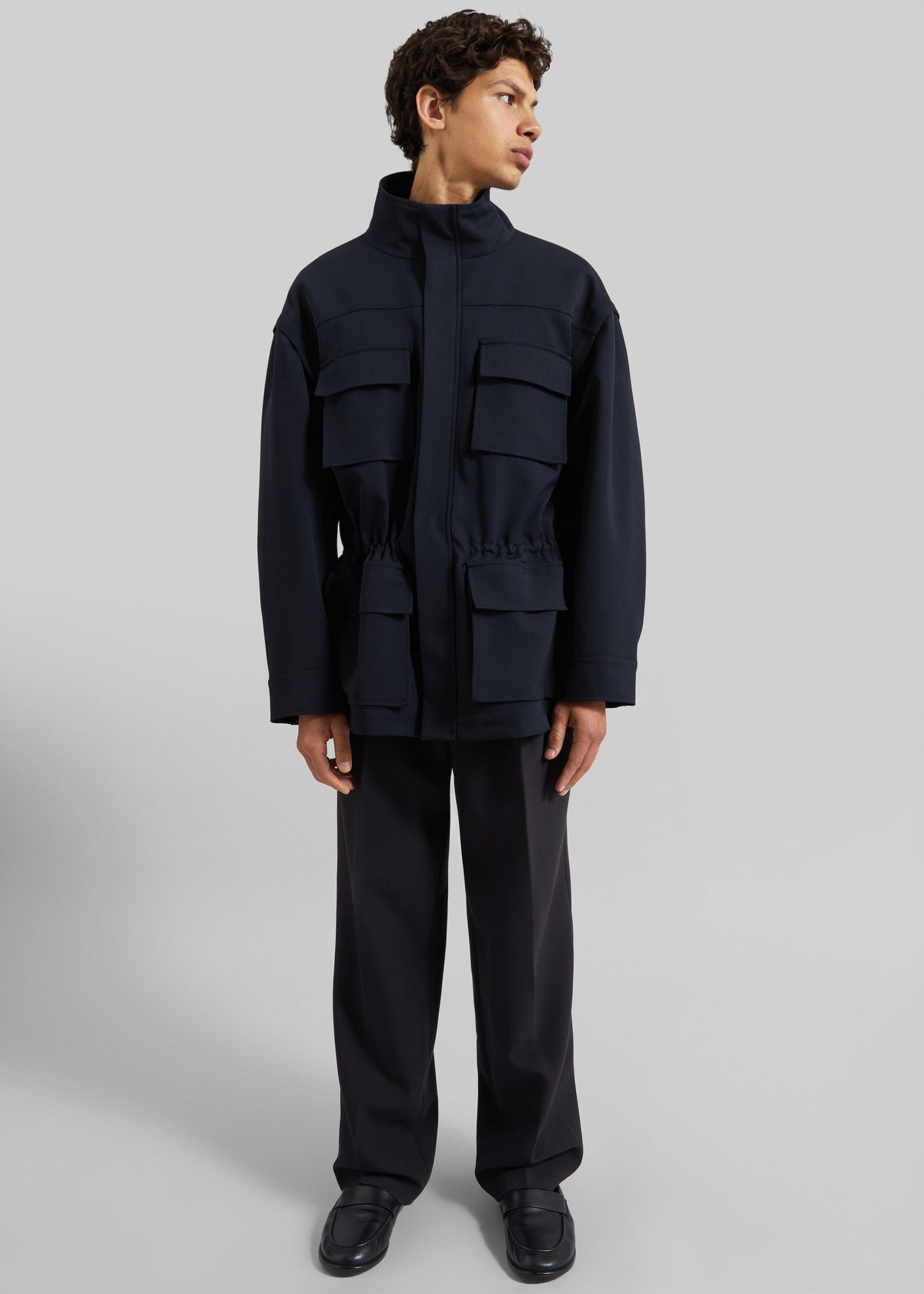 Brannon Cargo Jacket - Navy - 5