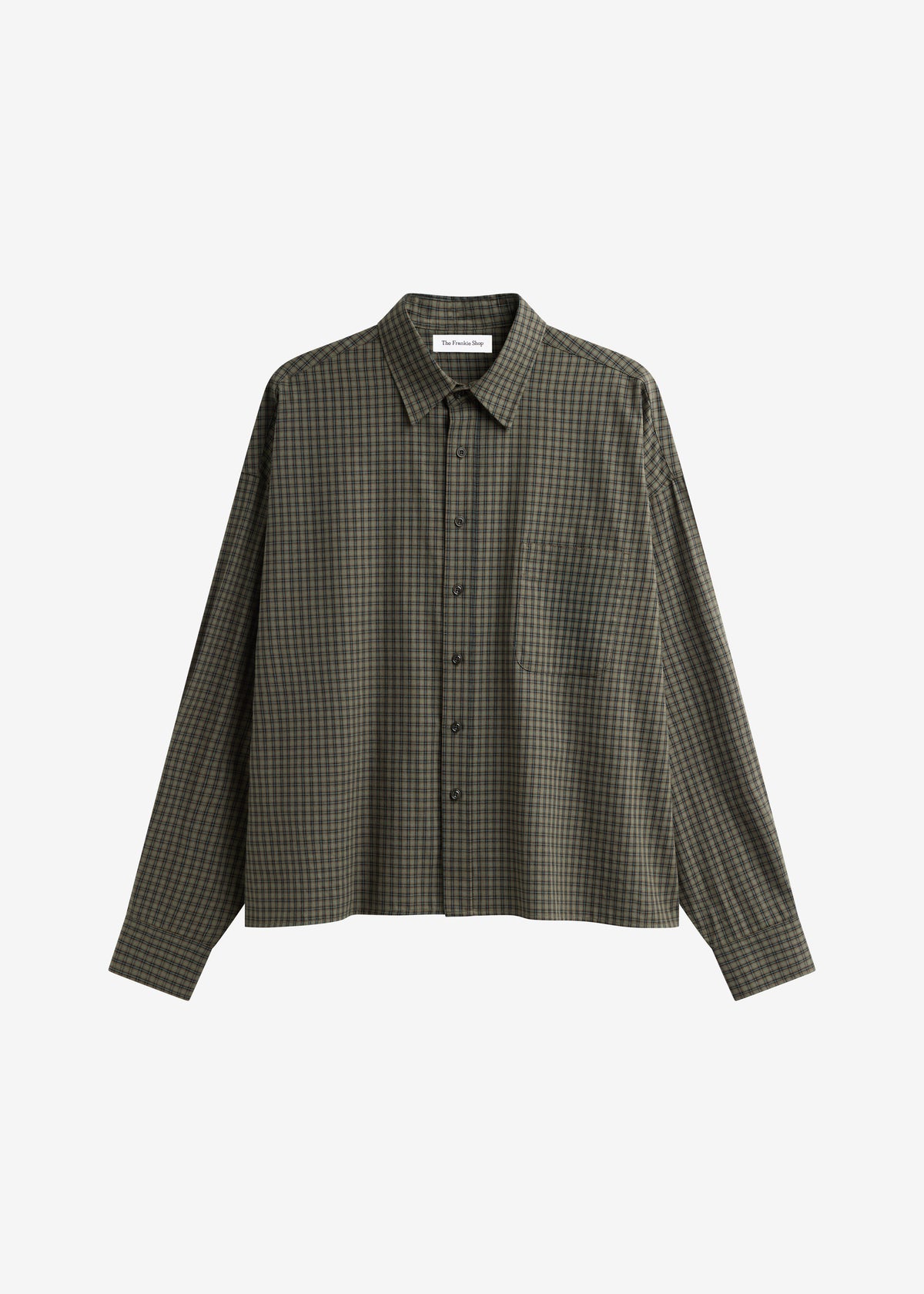 Bray Boxy Shirt - Olive Glen Plaid - 7