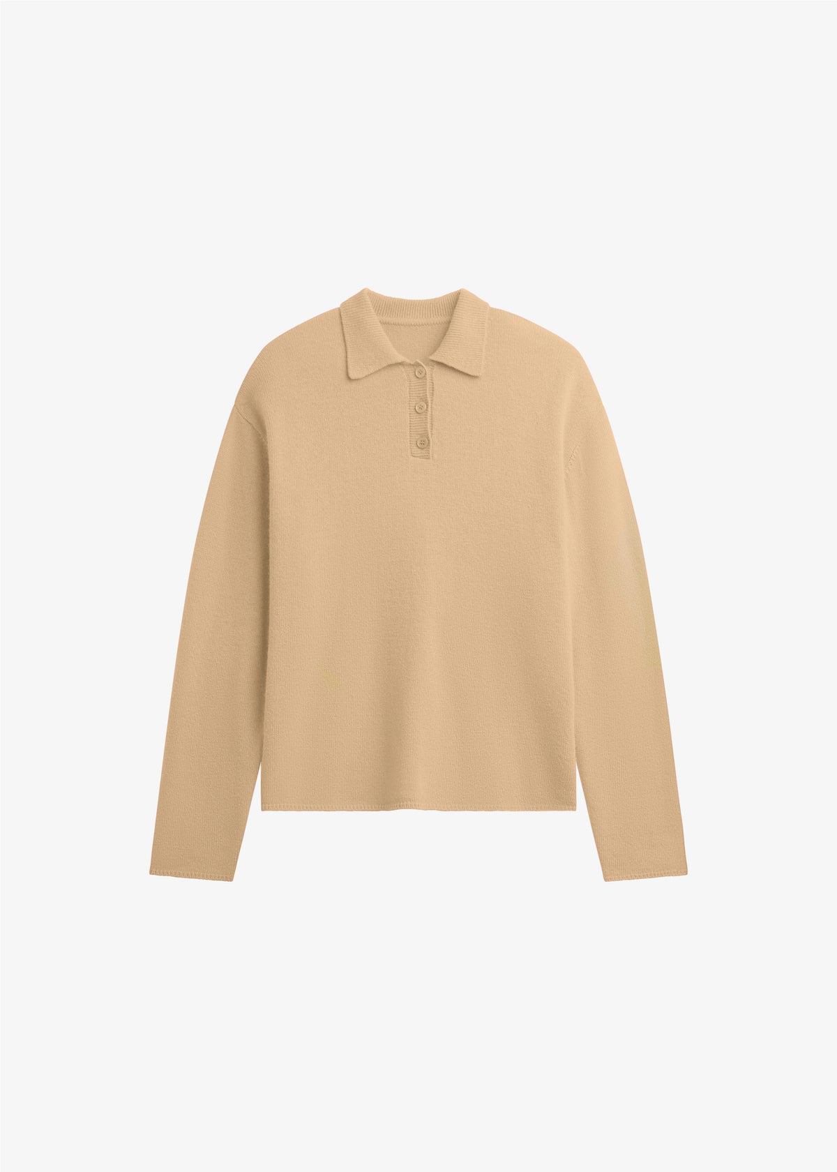 Bresica Knit Polo Sweater - Camel - 8