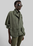 Breya Fluid Jacket - Moss Green