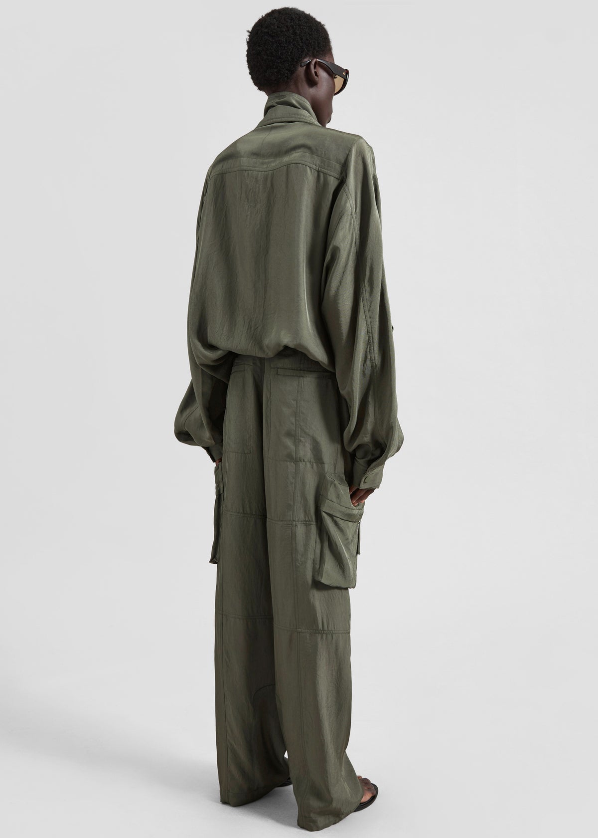Breya Fluid Jacket - Moss Green - 9