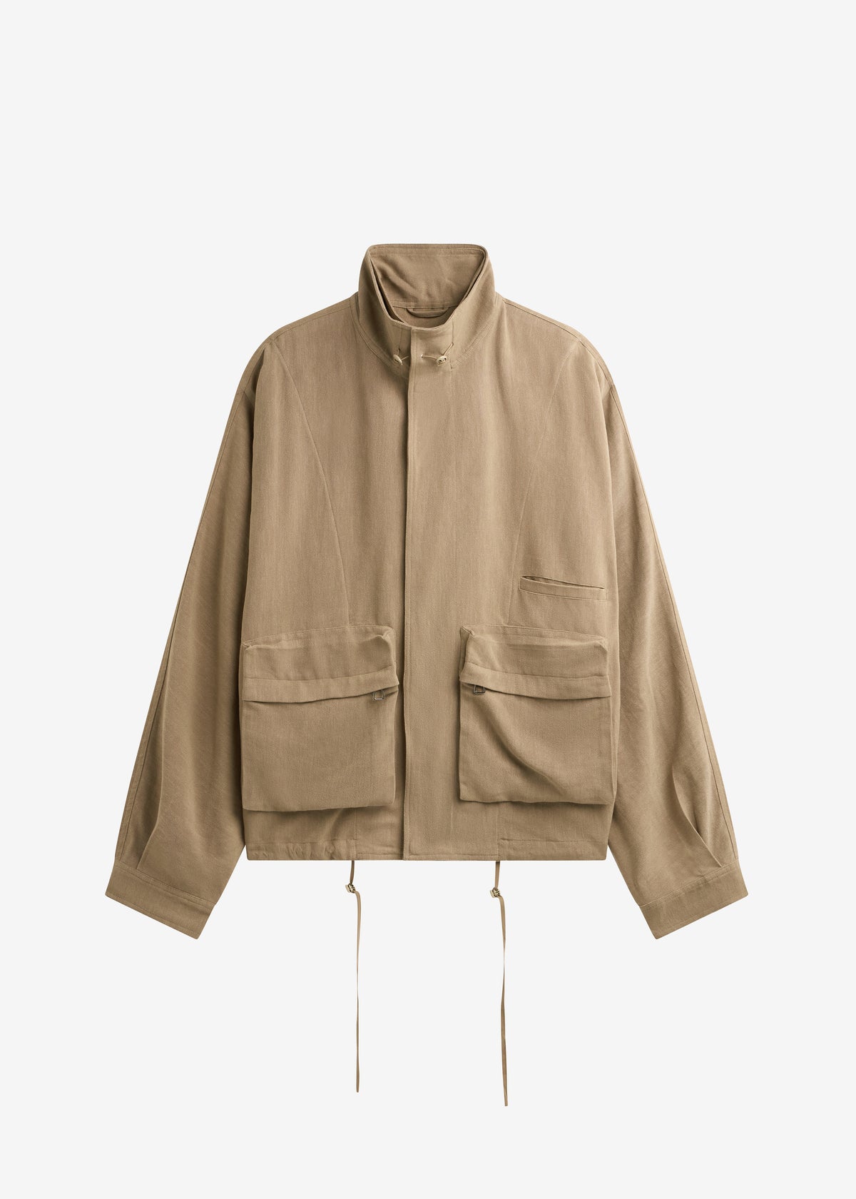 Breya Linen Fluid Jacket - Camel - 9