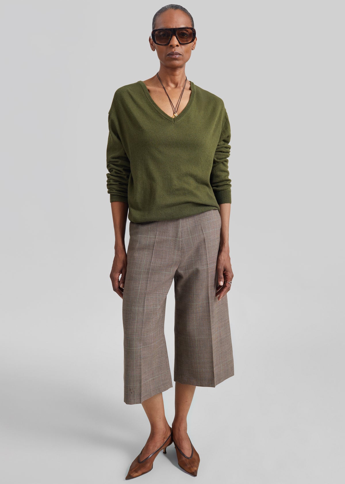 Brickell Bermuda Shorts - Brown Glen Plaid