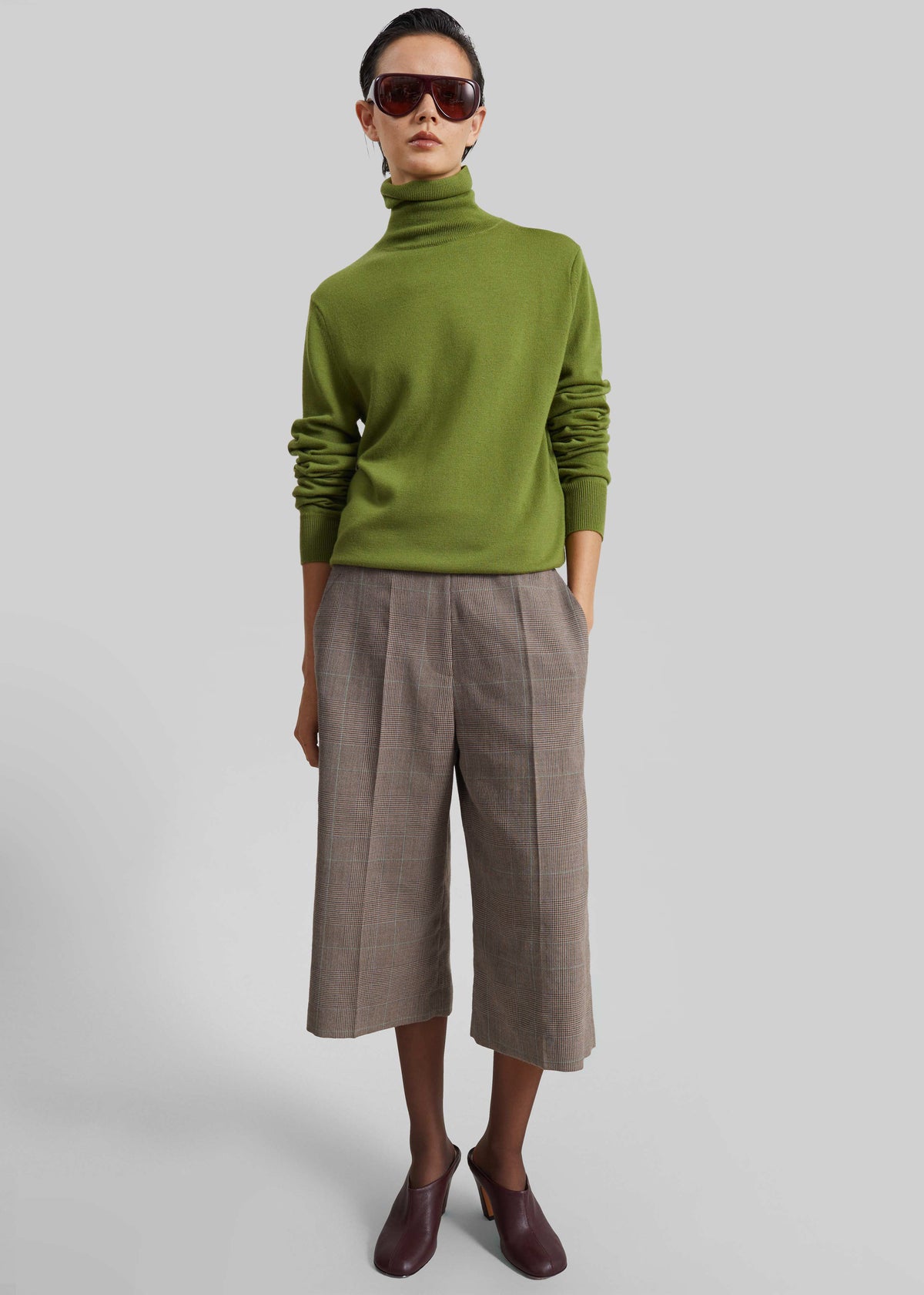 Shop the look image for Brickell Bermuda Shorts - Brown Glen Plaid