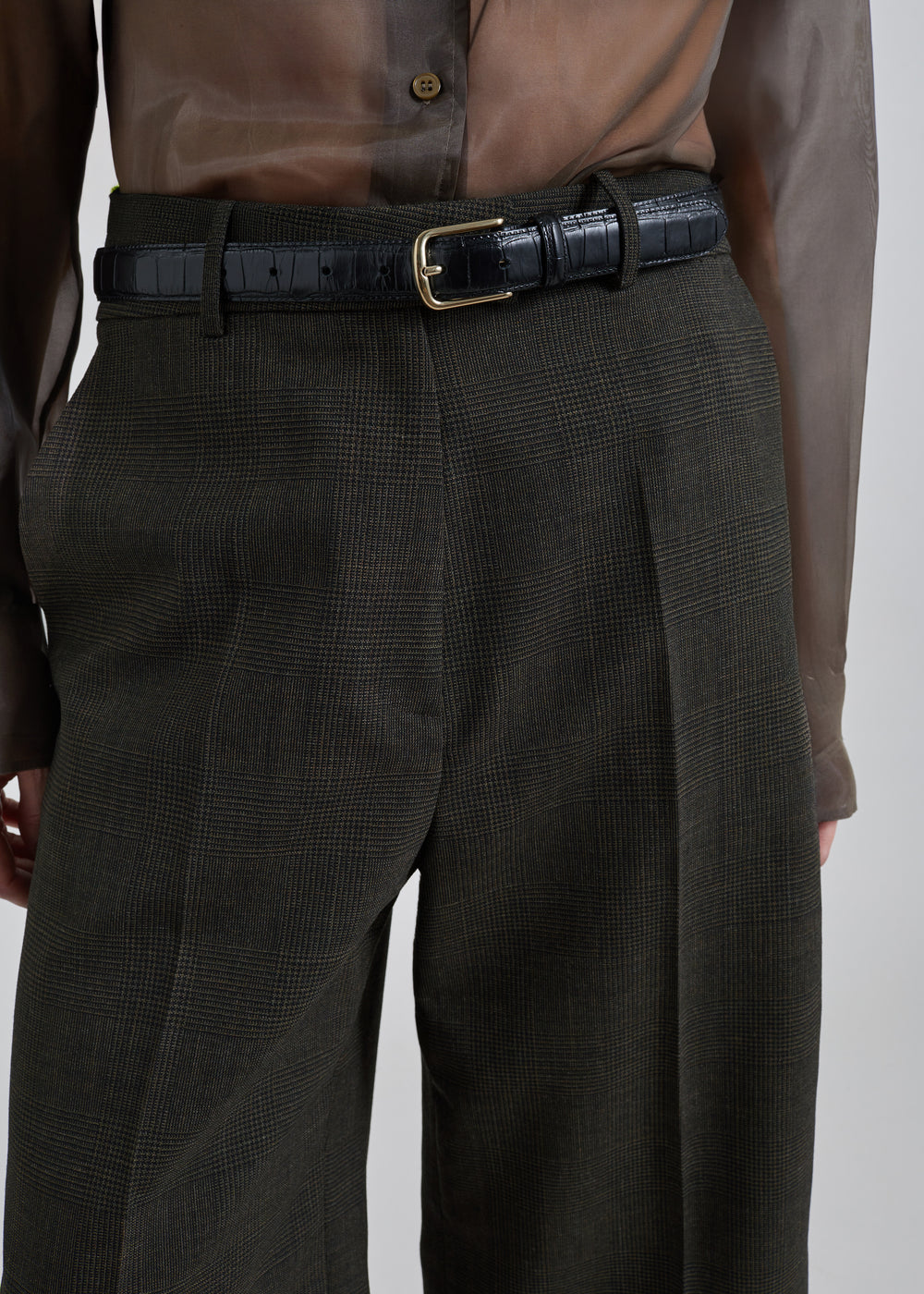 Brickell Bermuda Shorts - Olive Glen Plaid - 1