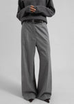 Brickell Striped Trousers - Grey/Brown