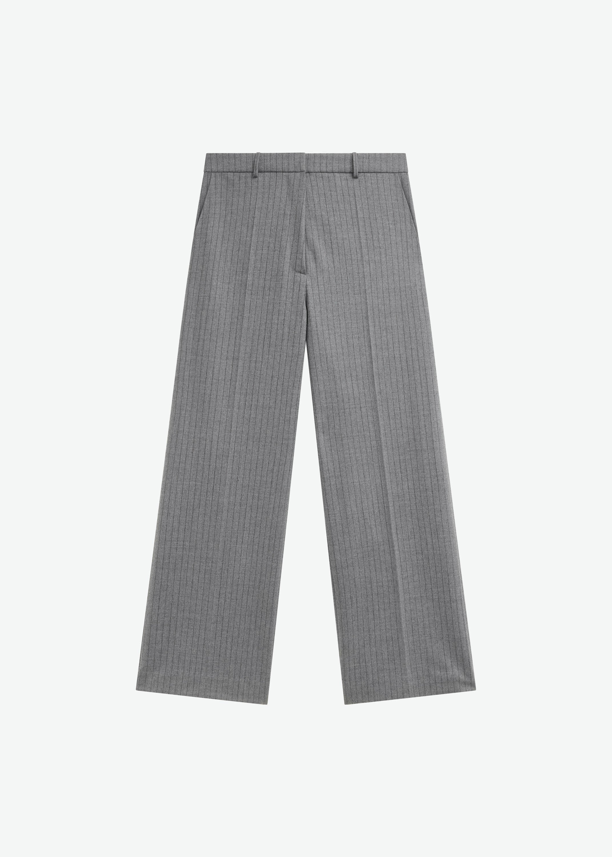 Brickell Striped Trousers - Grey/Brown - 9