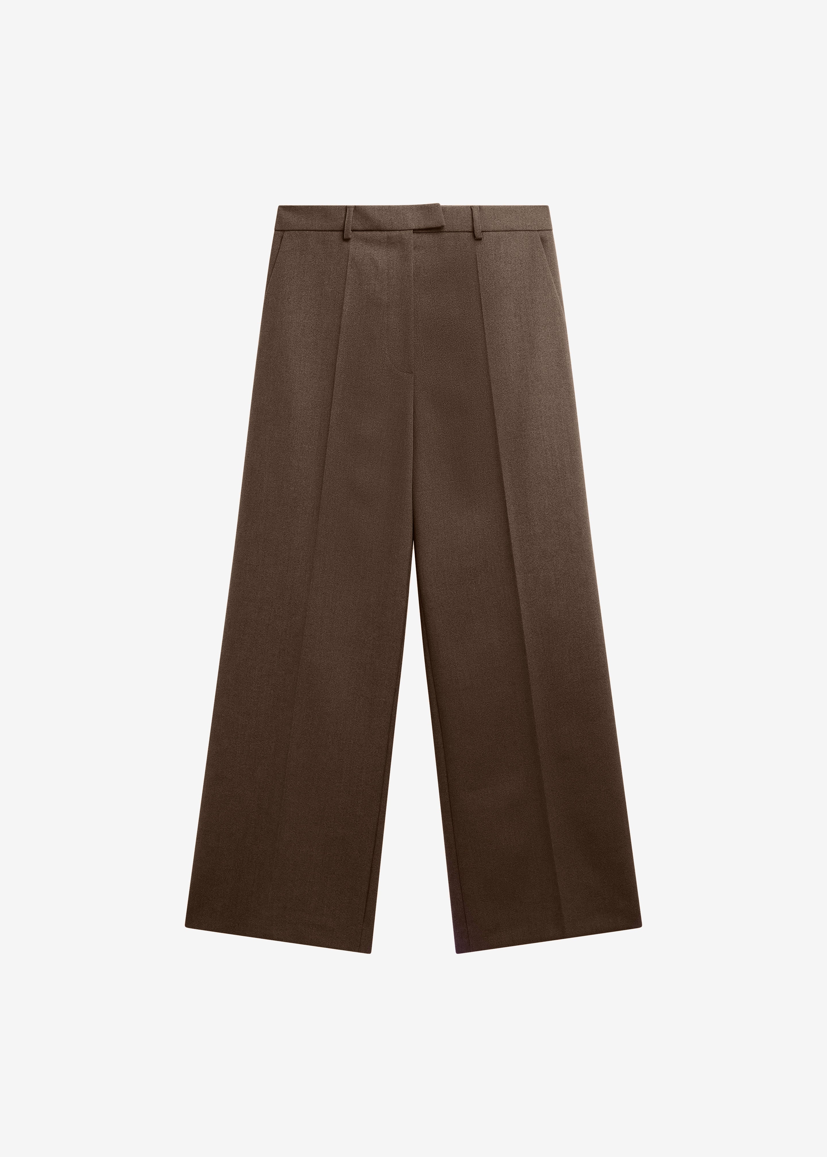 Brickell Flannel Trousers - Mocha - 6
