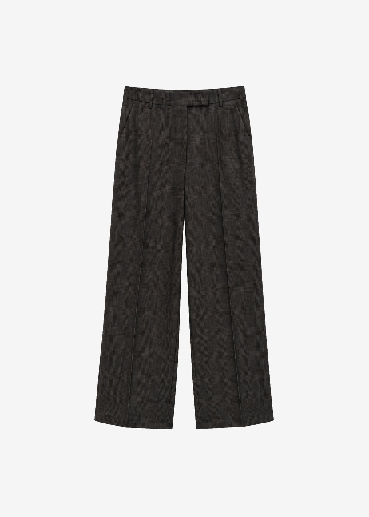 Brickell Trousers - Olive Glen Plaid