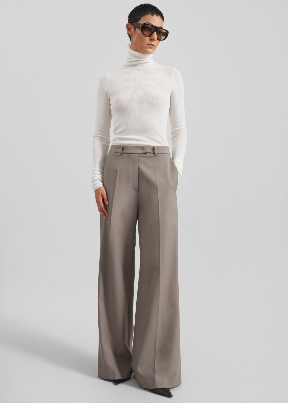 Brickell Trousers - Taupe - 8