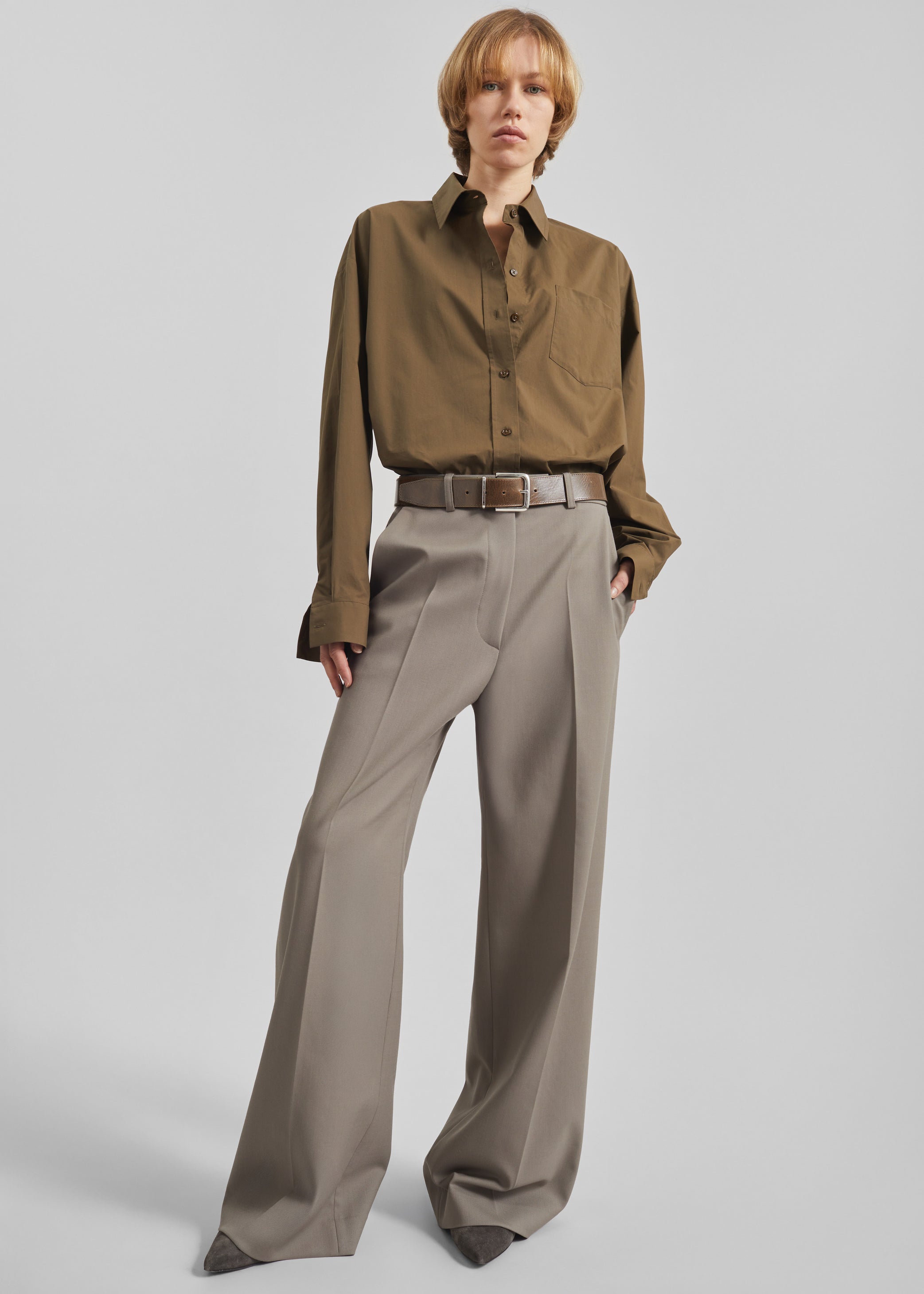 Shop the look image for Brickell Trousers - Taupe