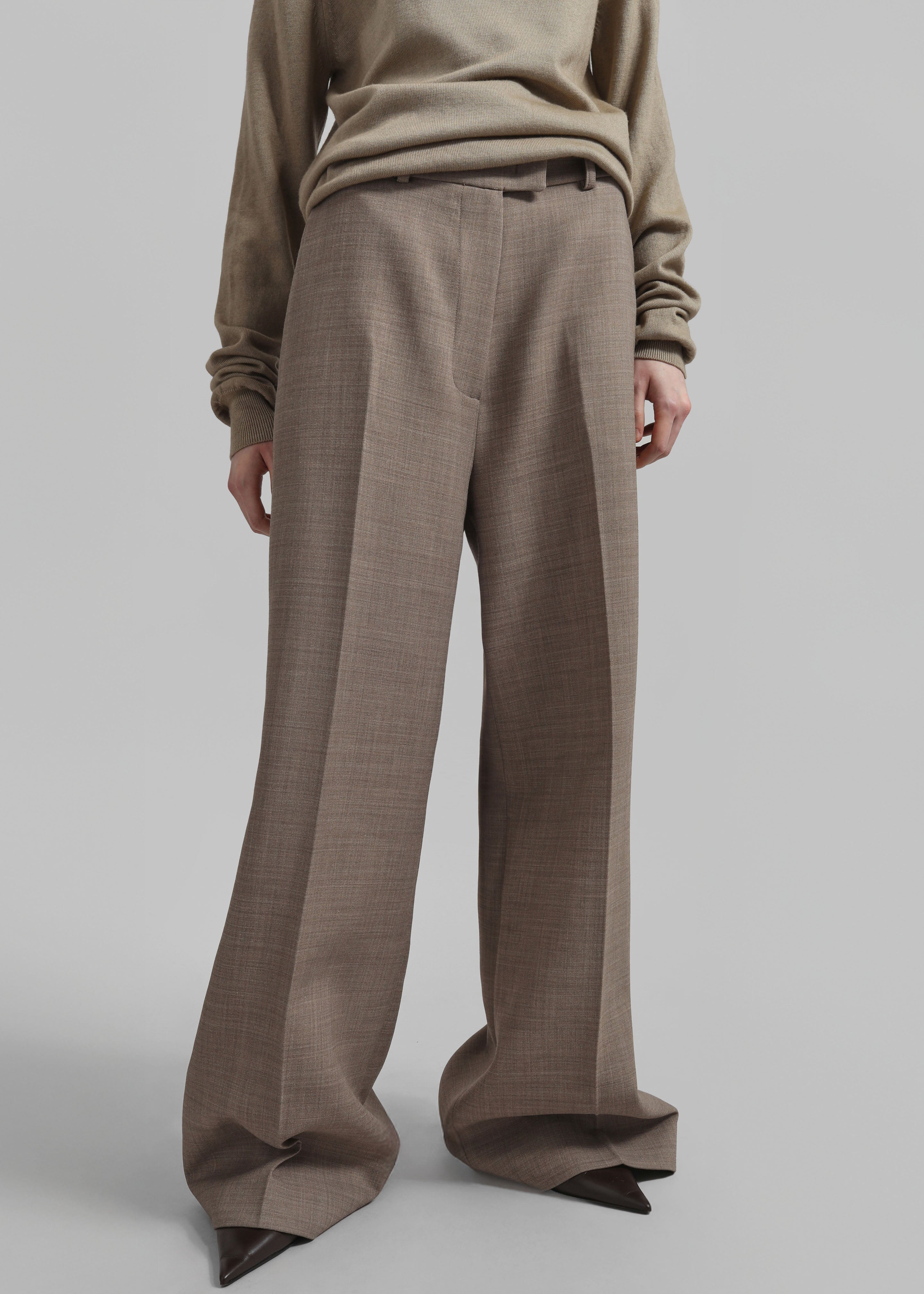 極美品 PHIGVEL Wide Pocket Trousers 2 Taupe 極美品 PHIGVEL Wide