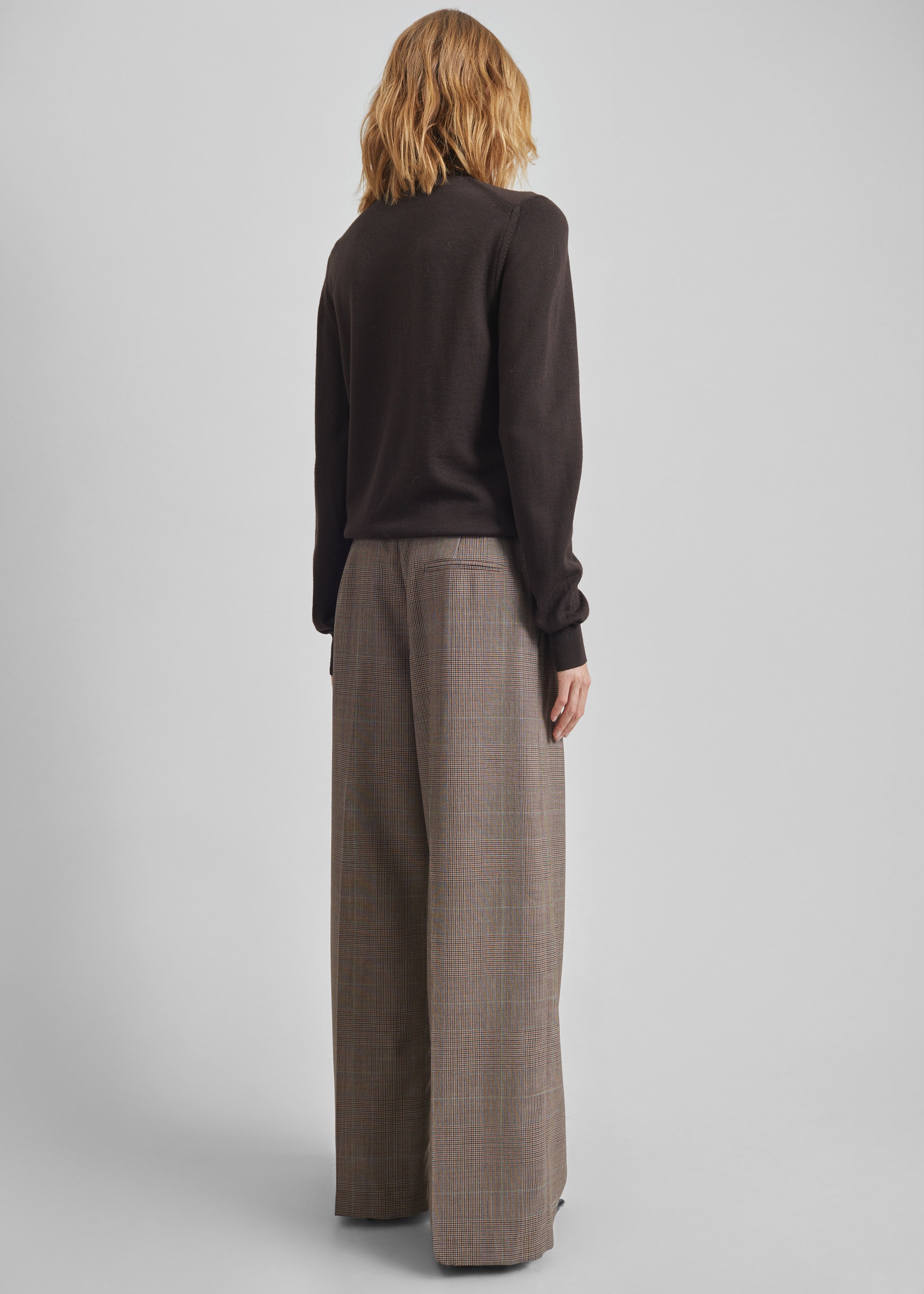 Brickell Trousers - Brown Glen Plaid