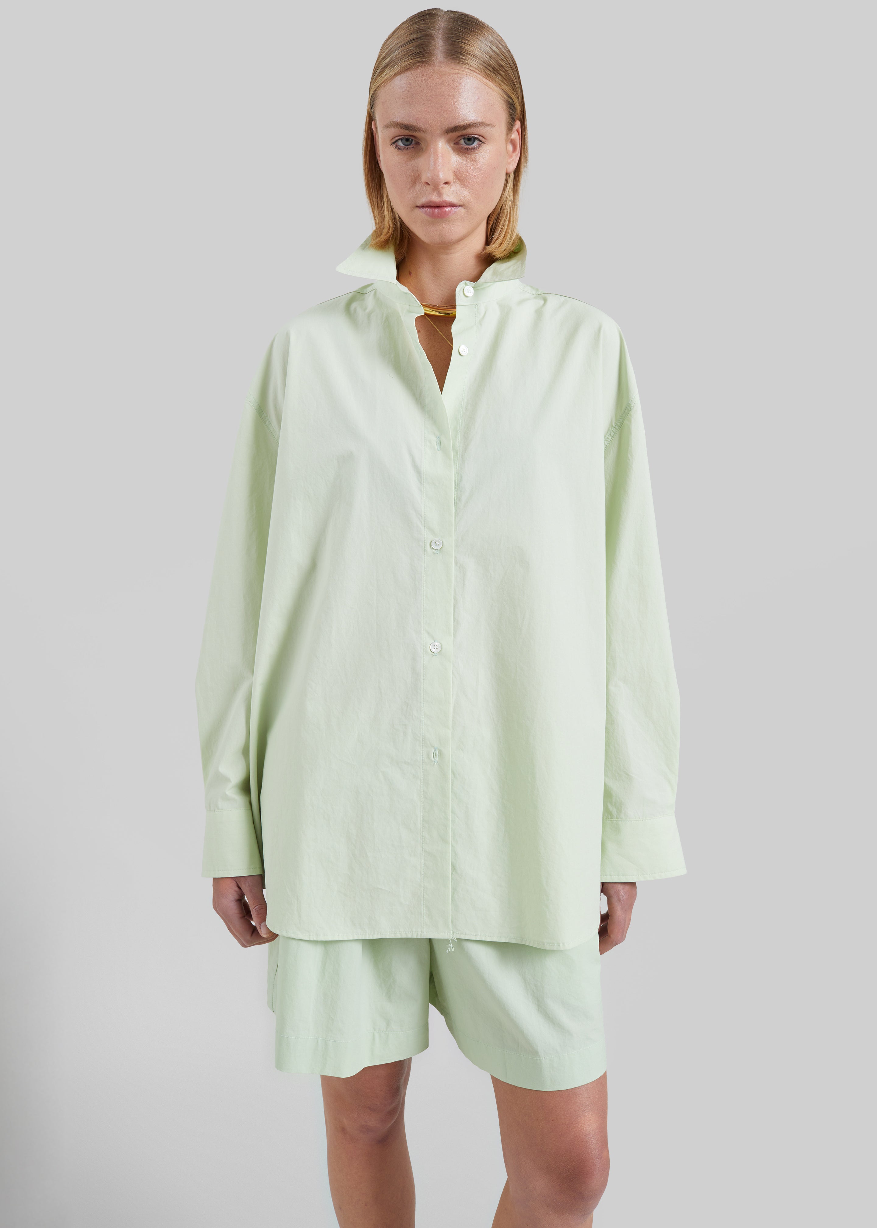 Brisay Cotton Shirt - Mint - 7