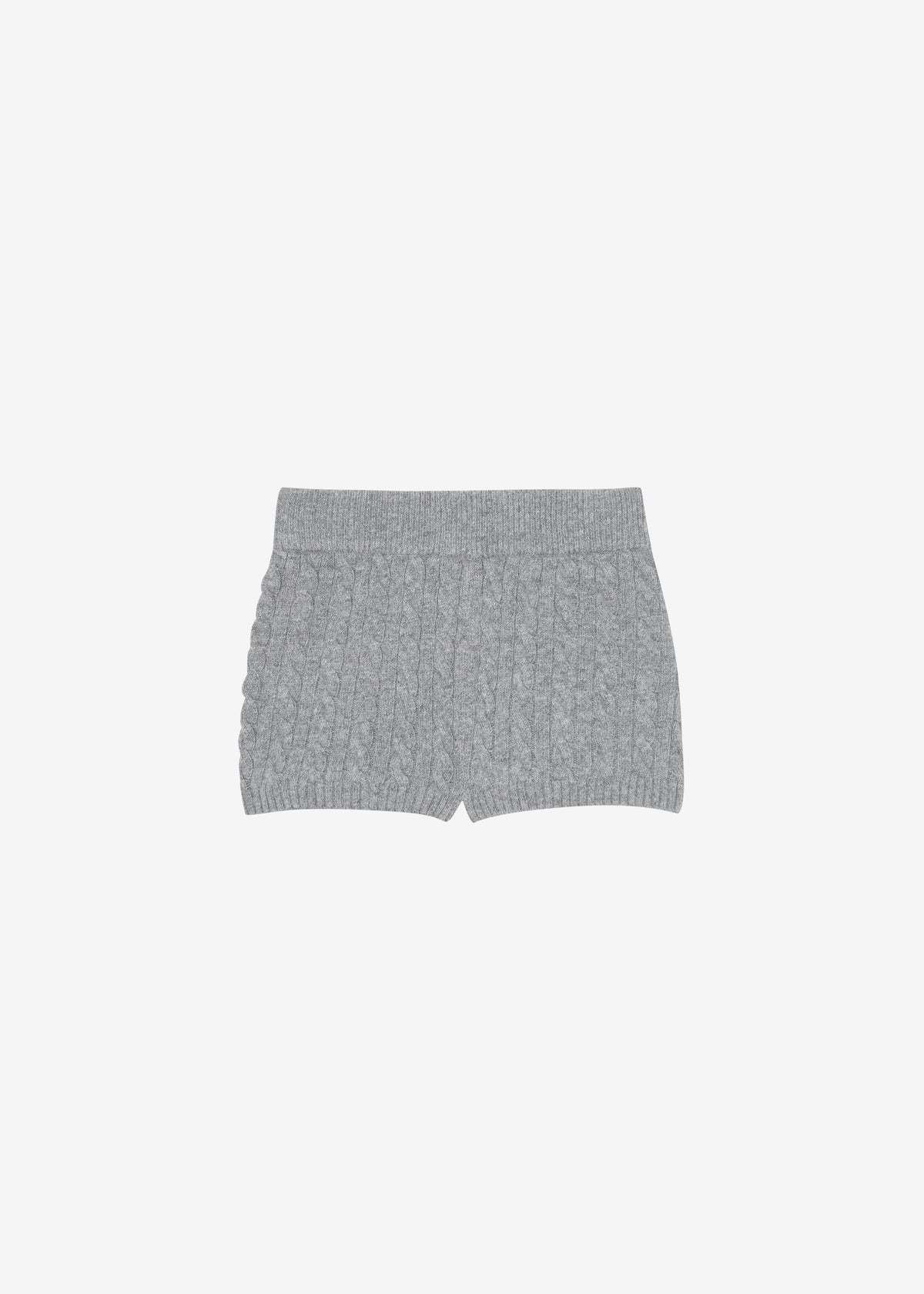 Brisbane Knit Mini Shorts - Grey - 9