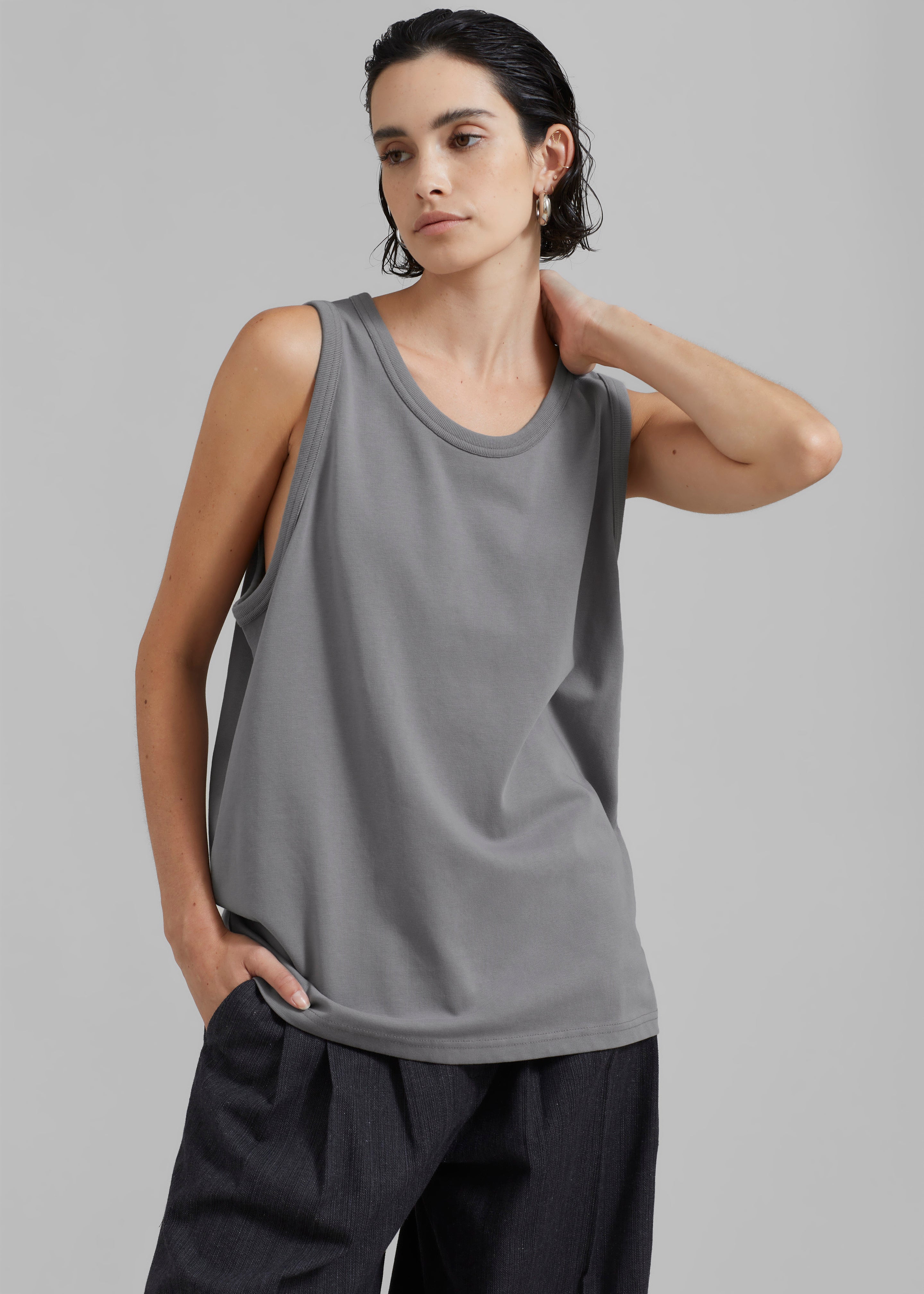 Briston Boxy Tank - Grey - 6