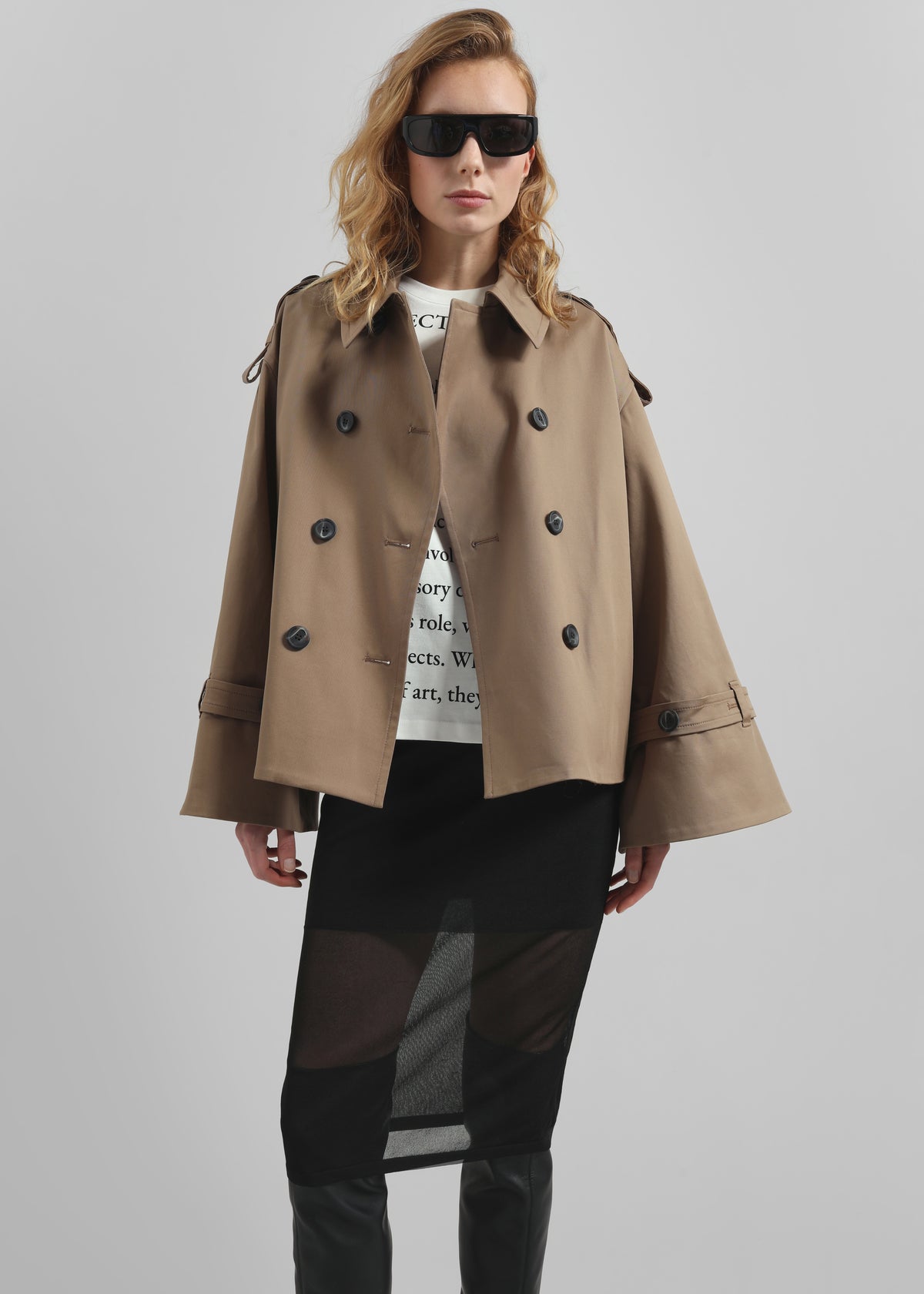 By Malene Birger Alisandra Trench Jacket - Fosil