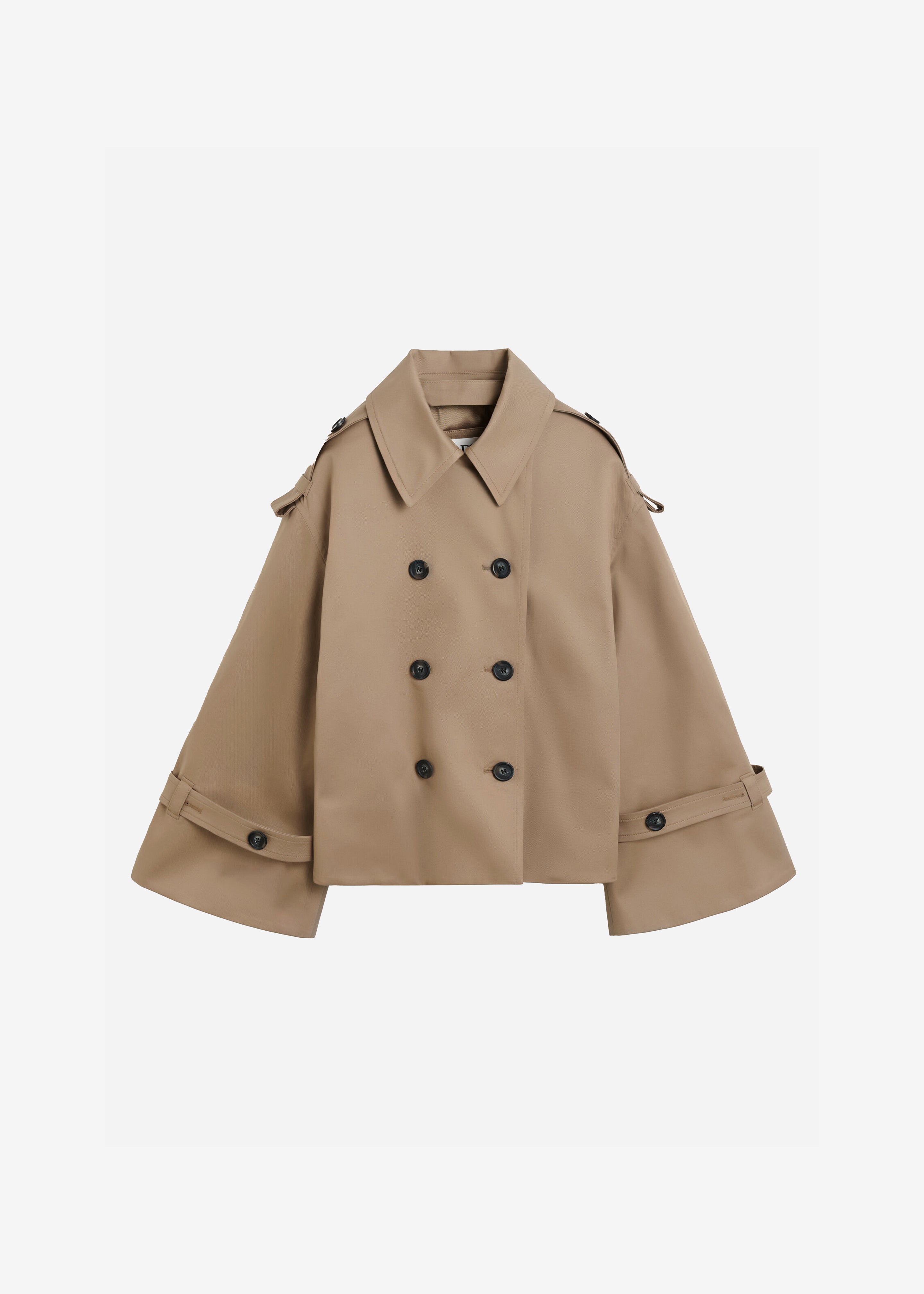 By Malene Birger Alisandra Trench Jacket - Fosil – The Frankie Shop