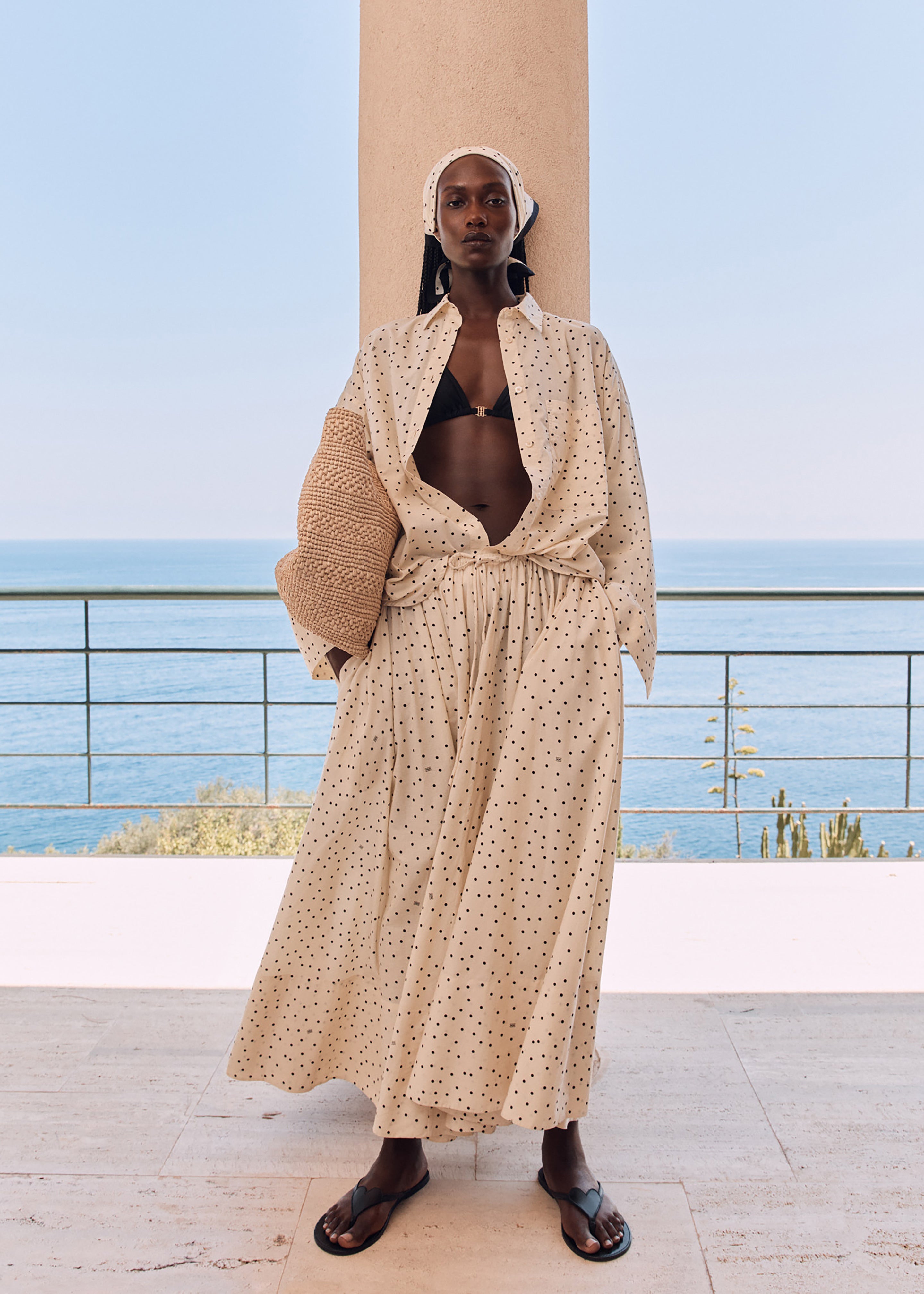 By Malene Birger Astrida Triangle Top - Black - 2