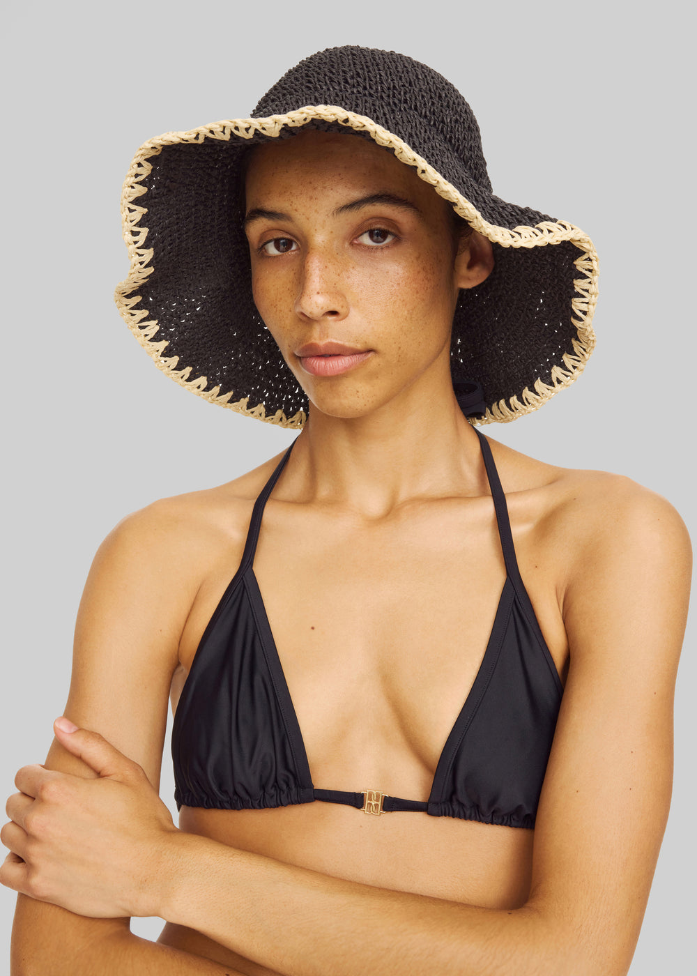 By Malene Birger Astrida Triangle Top - Black