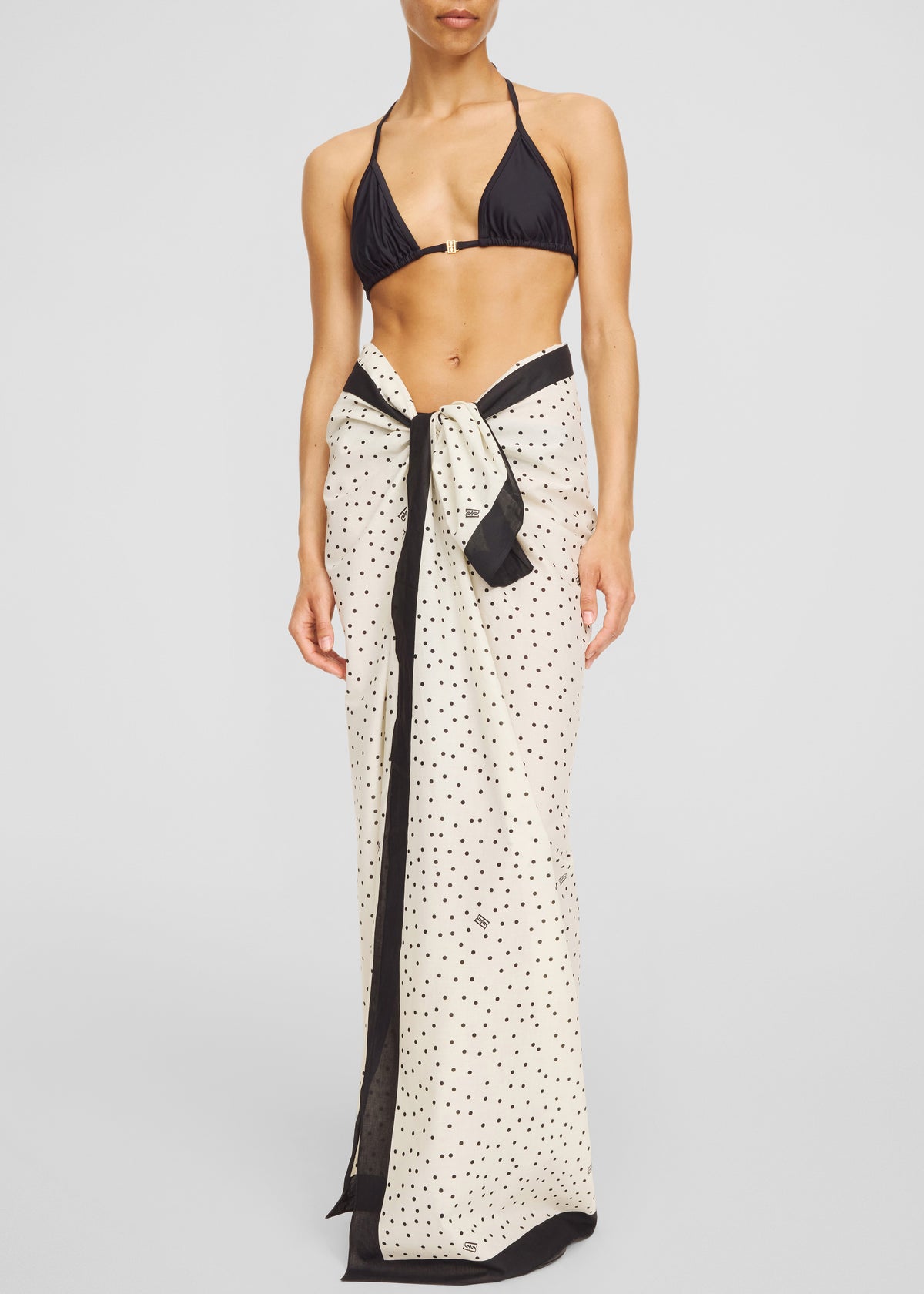 By Malene Birger Astrida Triangle Top - Black - 6