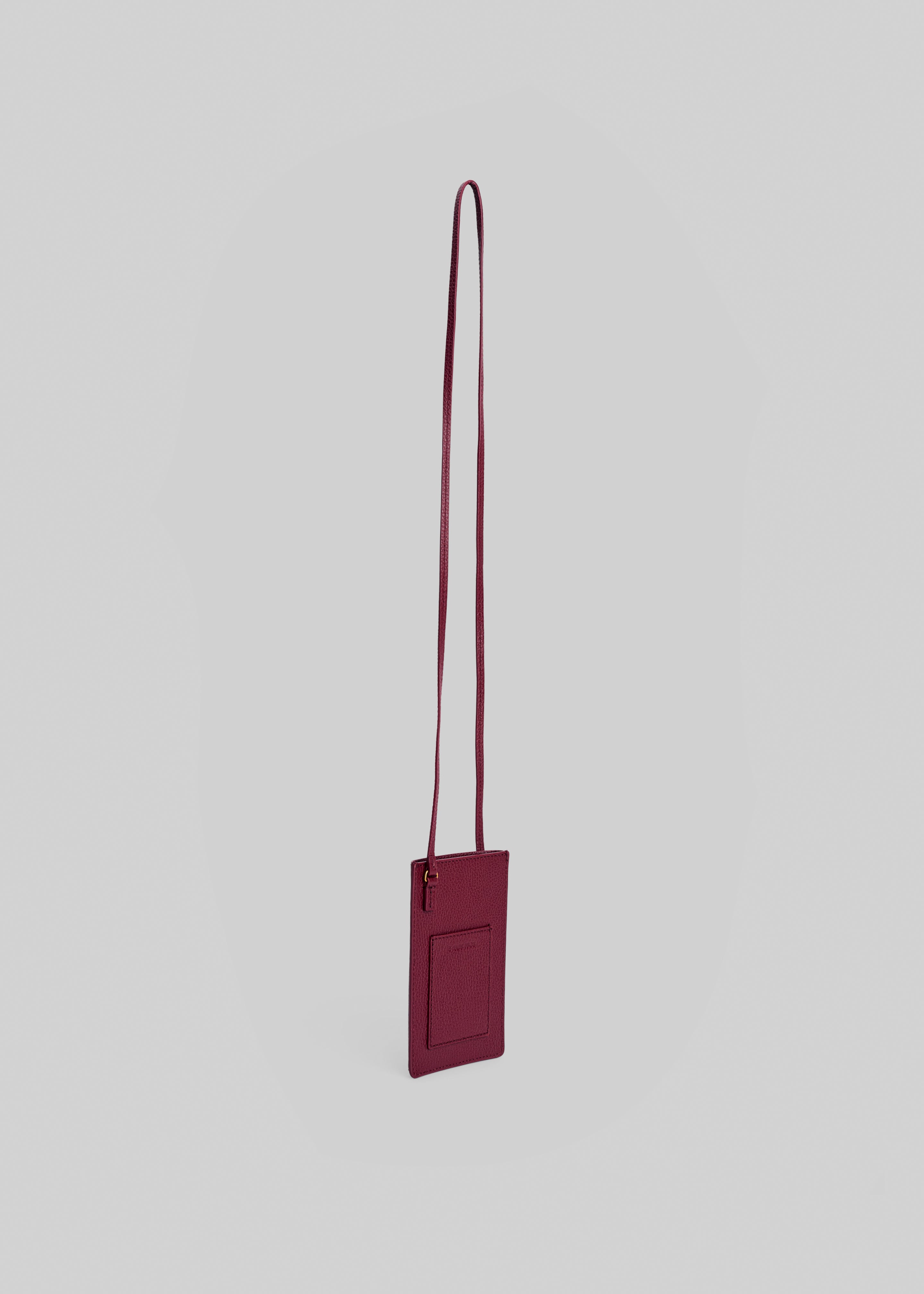 By Malene Birger Aya Phone Leather Pouch - Cabernet - 6