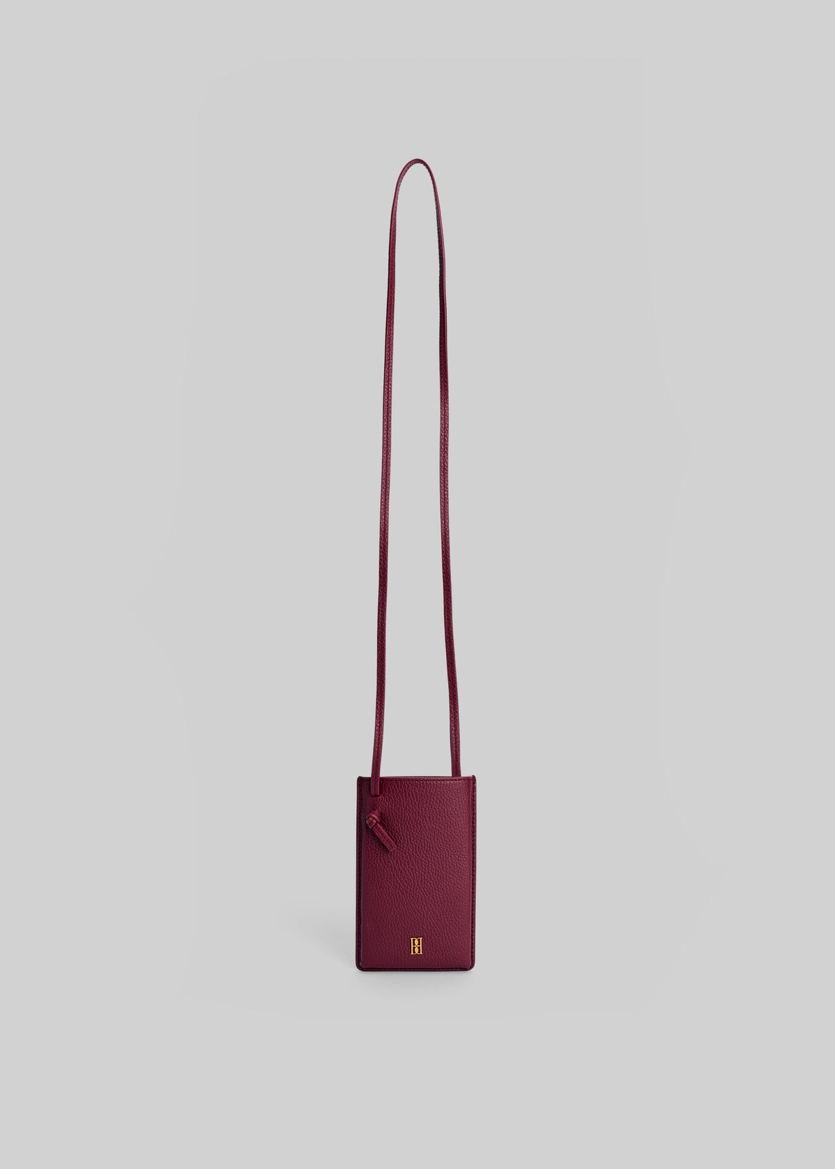 By Malene Birger Aya Phone Leather Pouch - Cabernet - 3