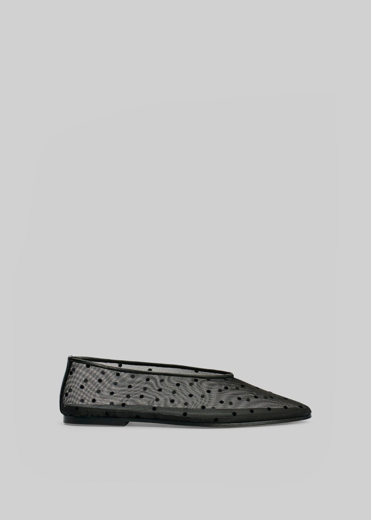 The Frankie Shop By Malene Birger Ayda Polka Dot Ballerinas - Black