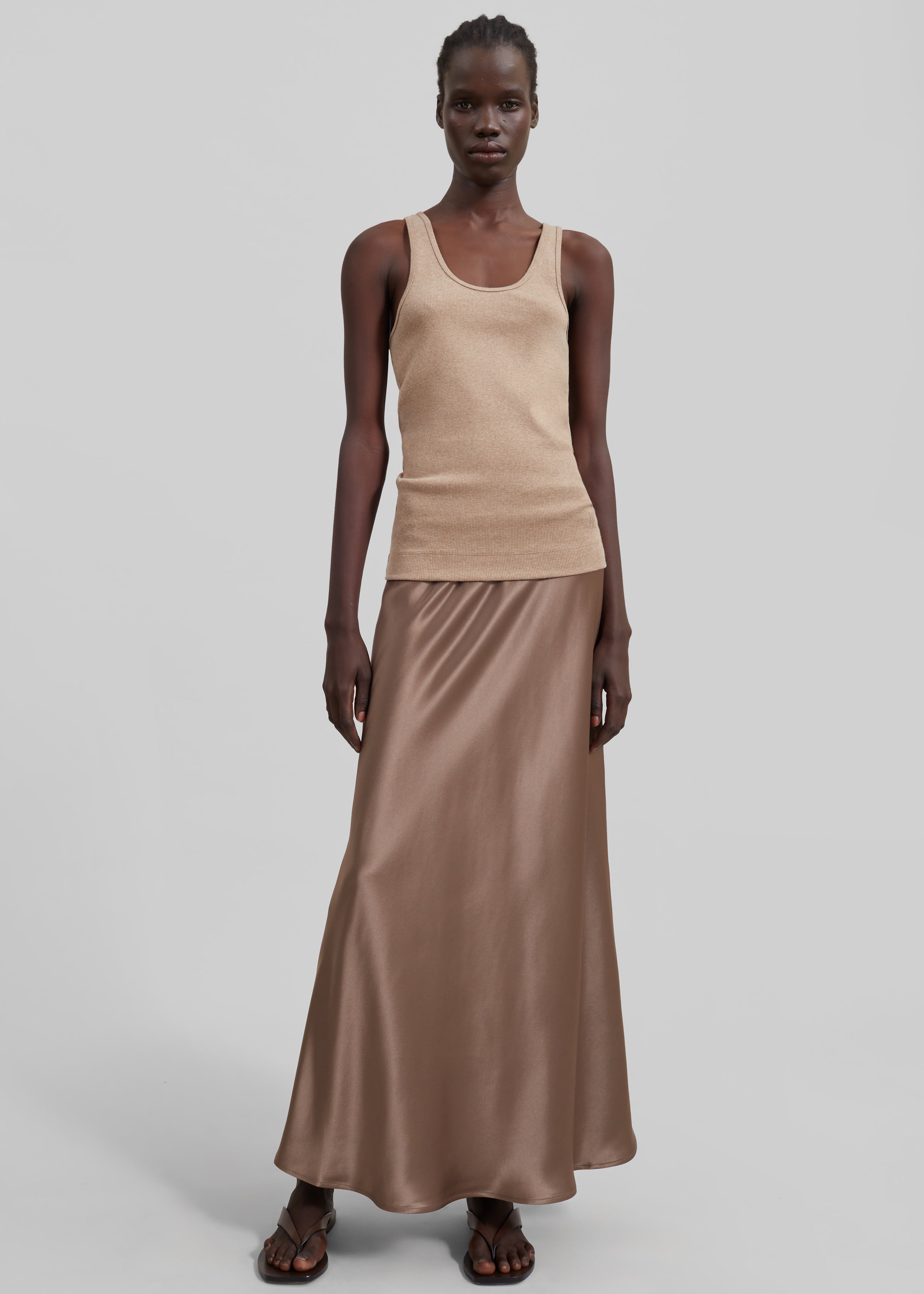 By Malene Birger Boshan Maxi Skirt - Shitake