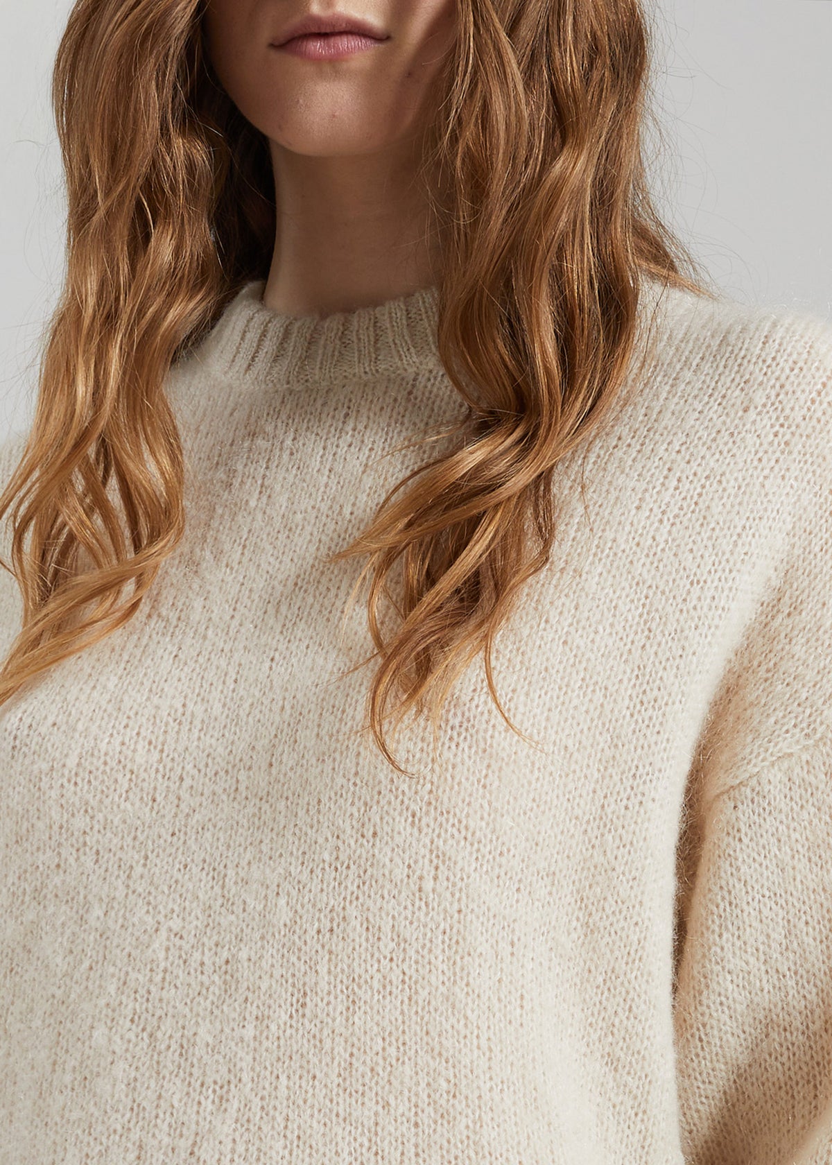 By Malene Birger Brie Sweater - Cream - 4